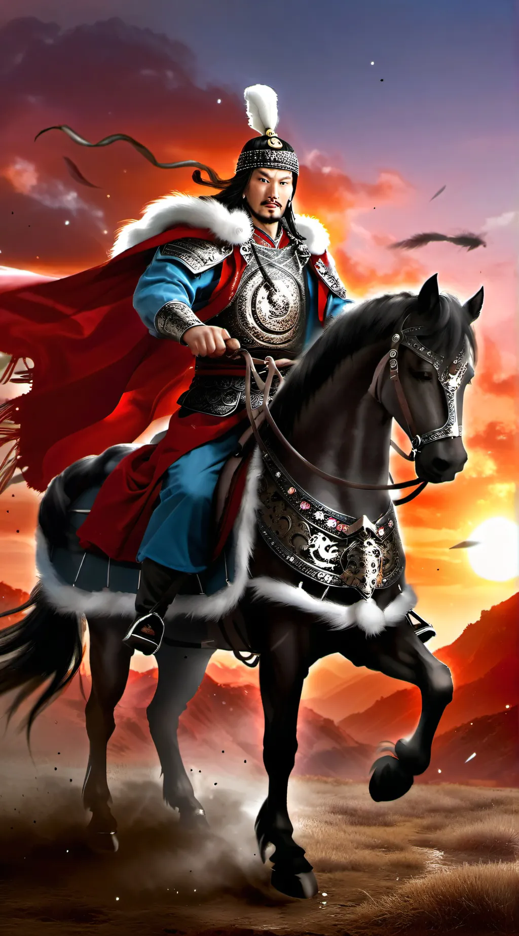 ai character: Genghis Khan background