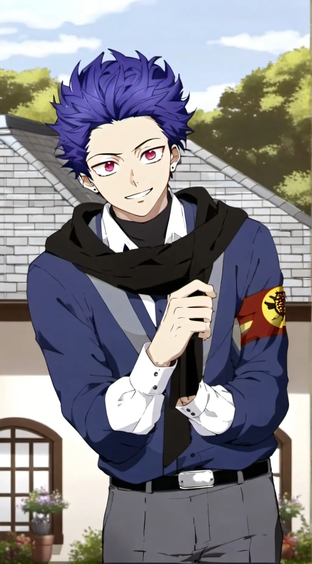 ai character: villain Hitoshi  background