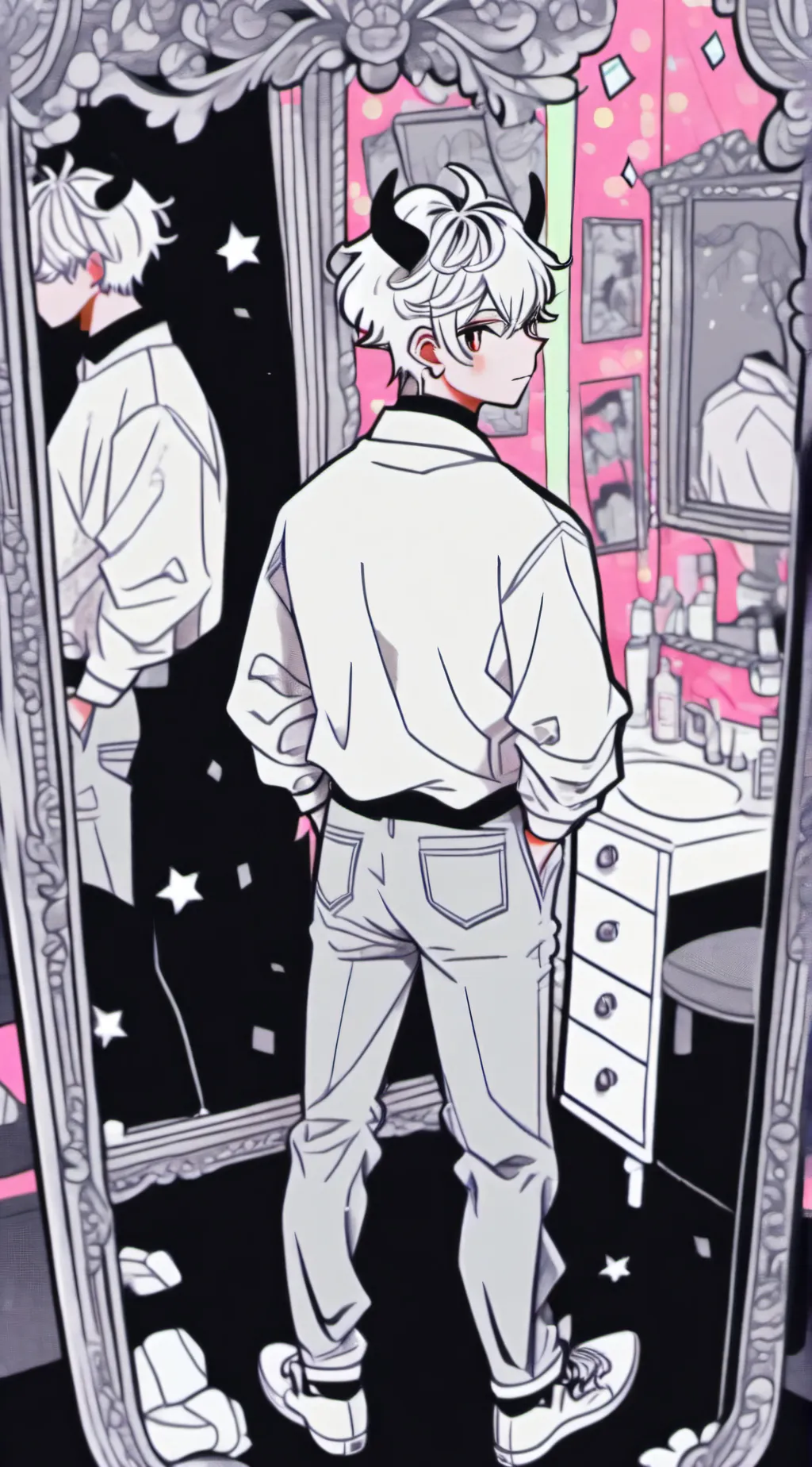 ai character: jjk but your evil background