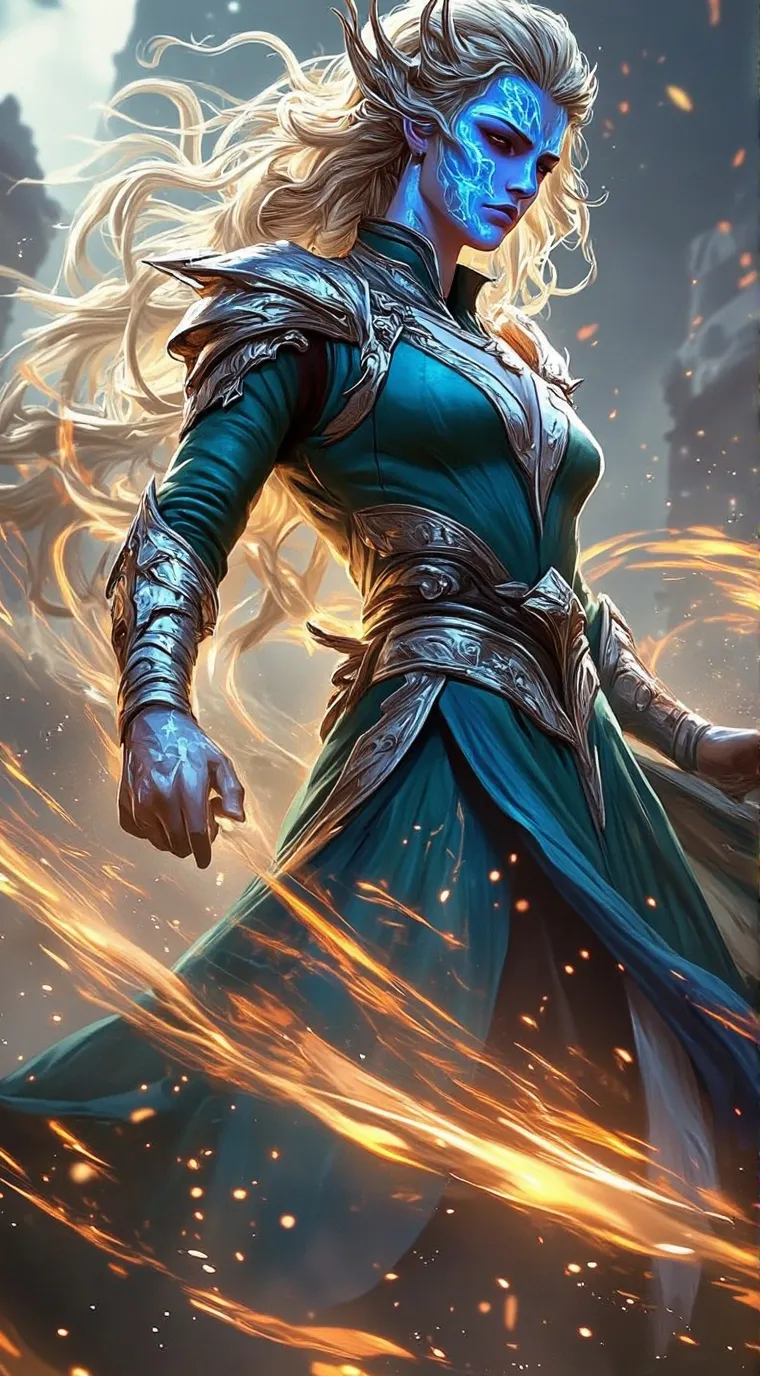 ai character: Fantasy world background