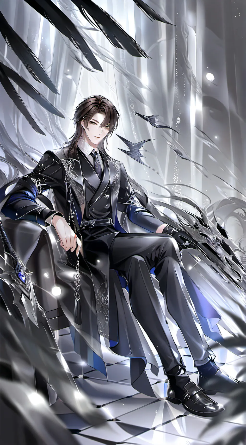 ai character: Roasted em background