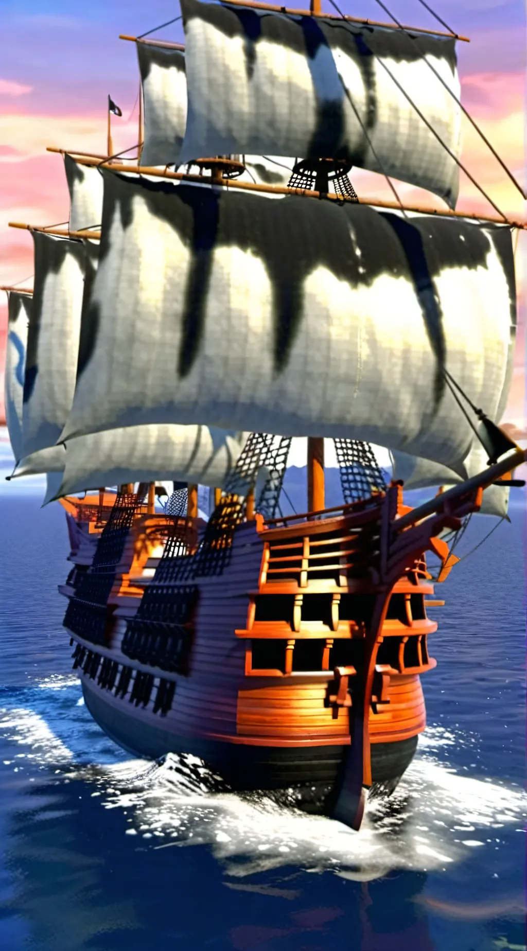 ai character: THE STRAW HATS background