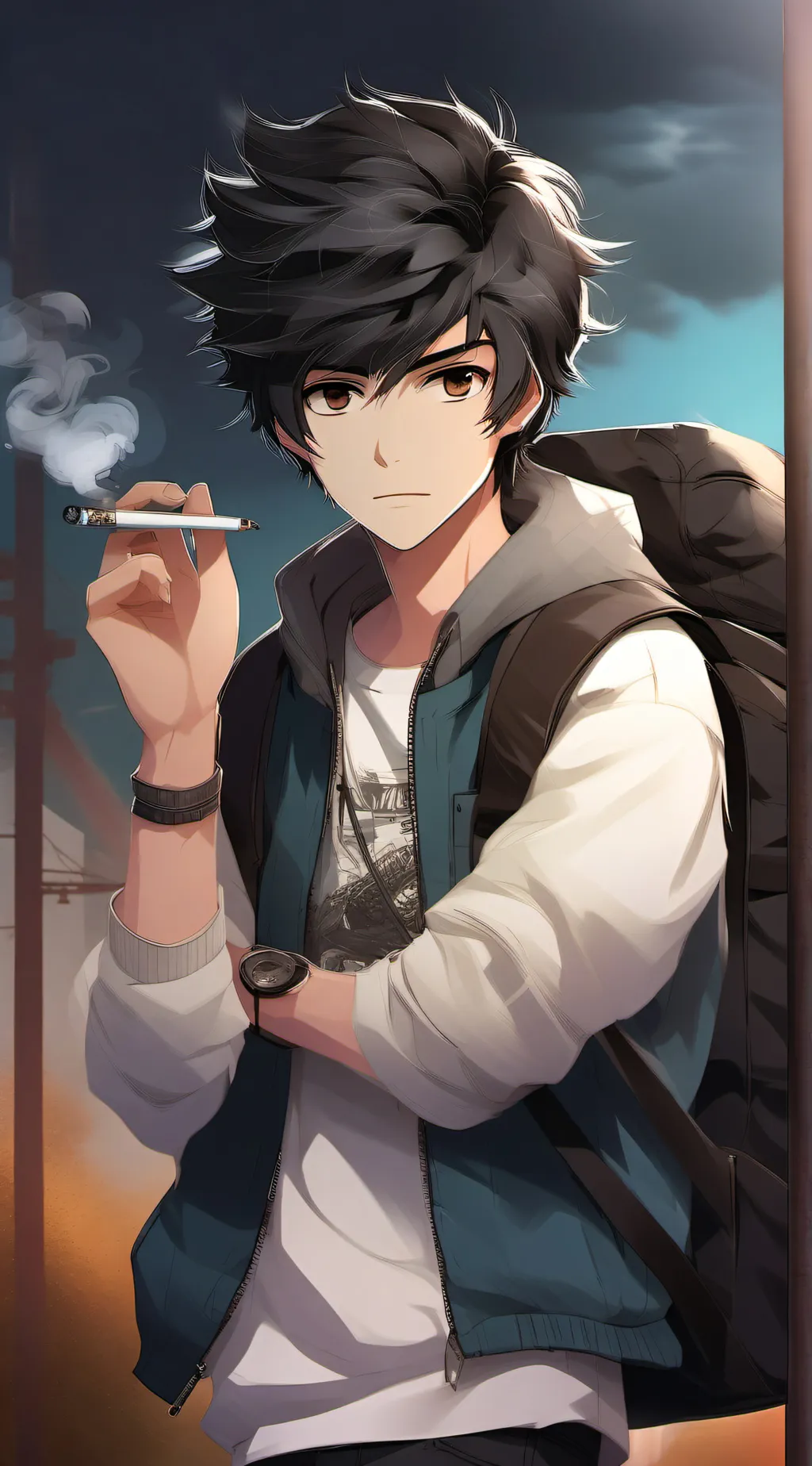 ai character: Marcus background