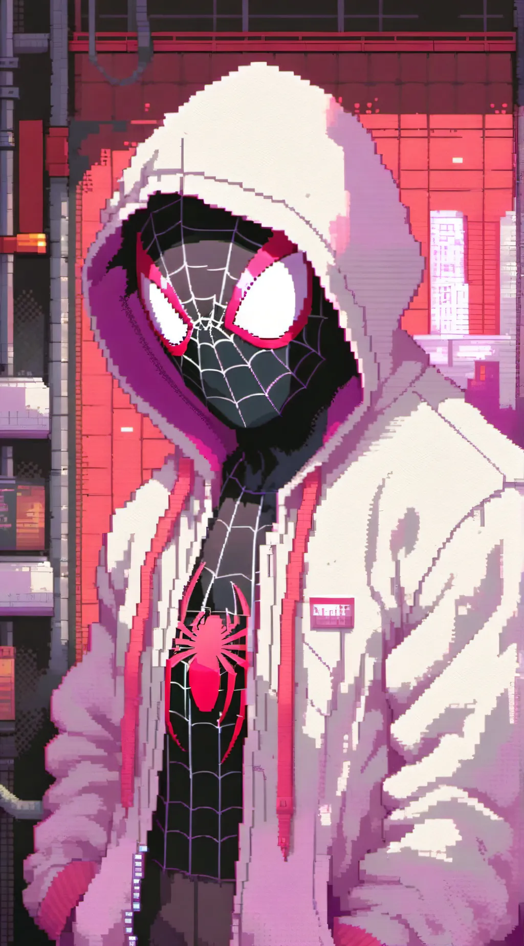 ai character: Spider verse date! background