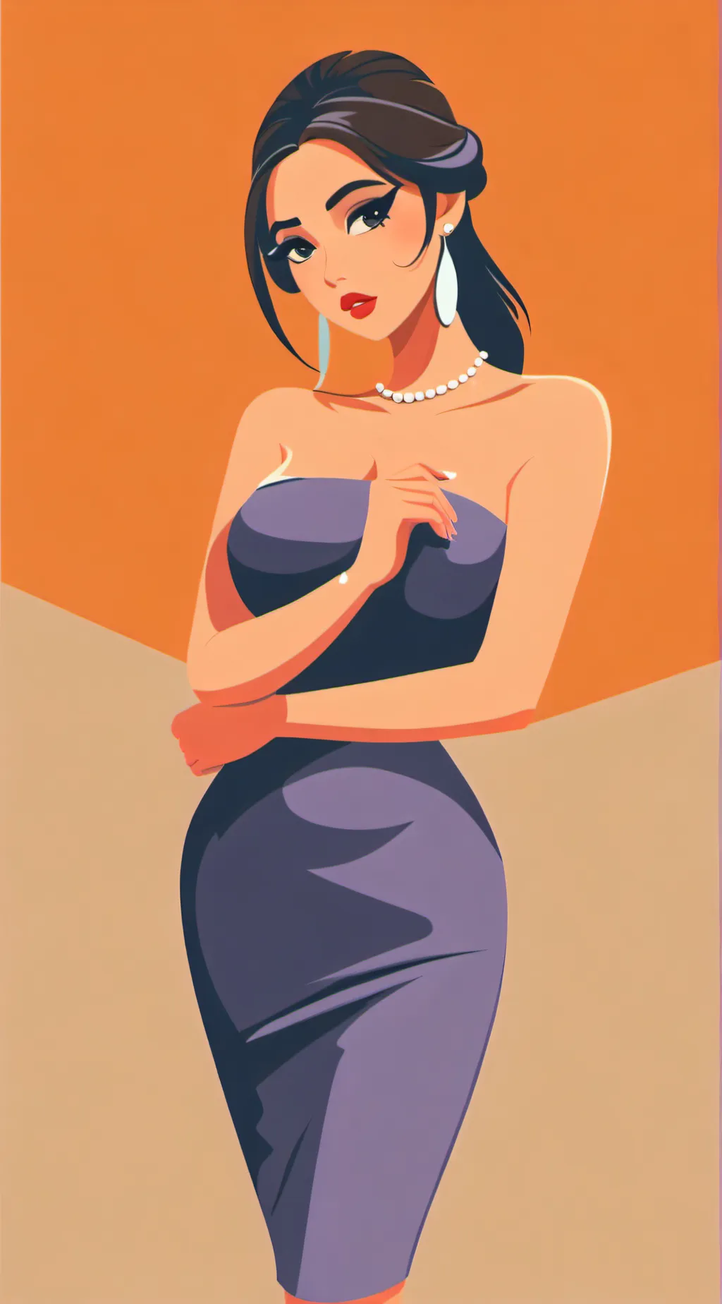 ai character: Rachel Pillups background