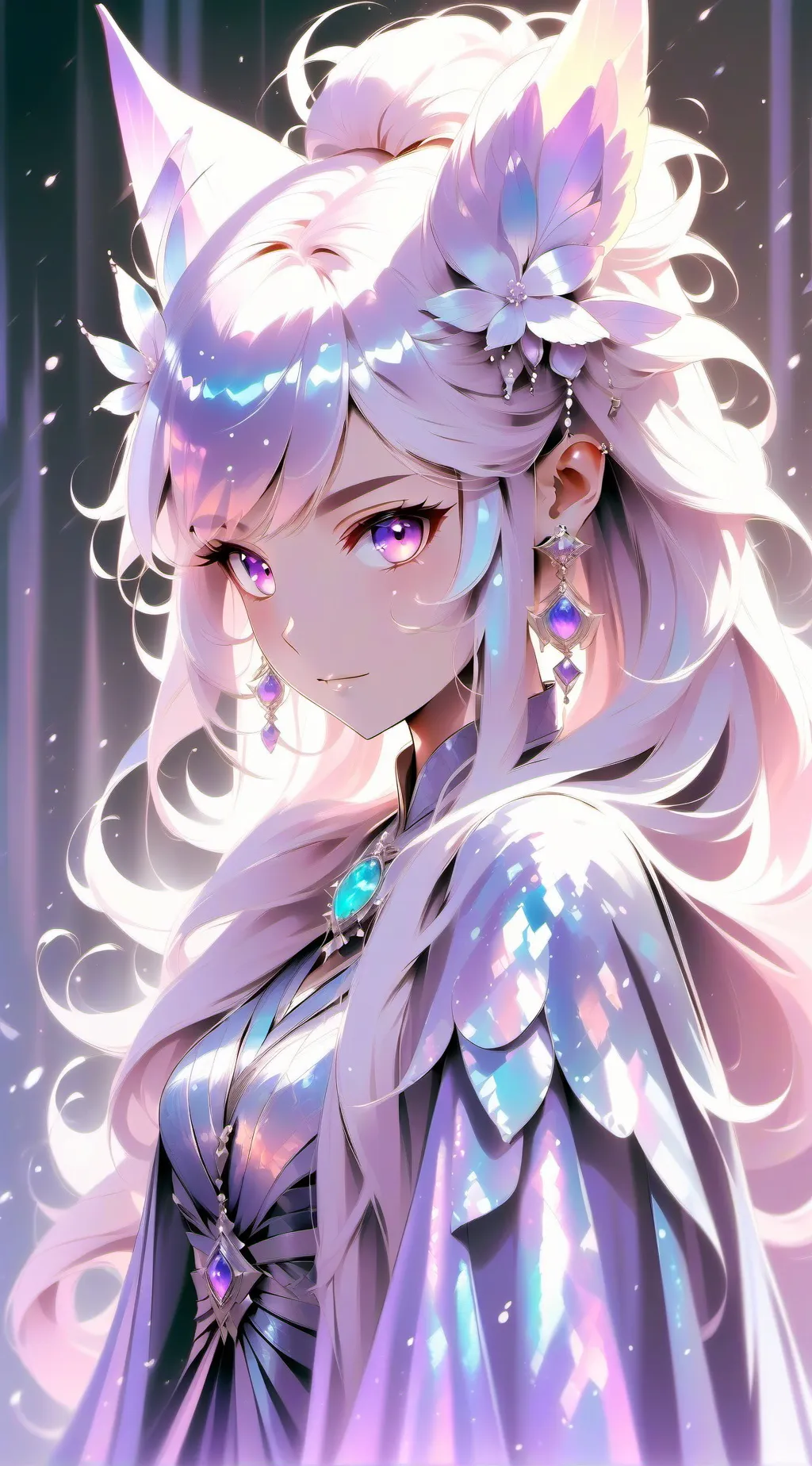 ai character: Luna Everheart background