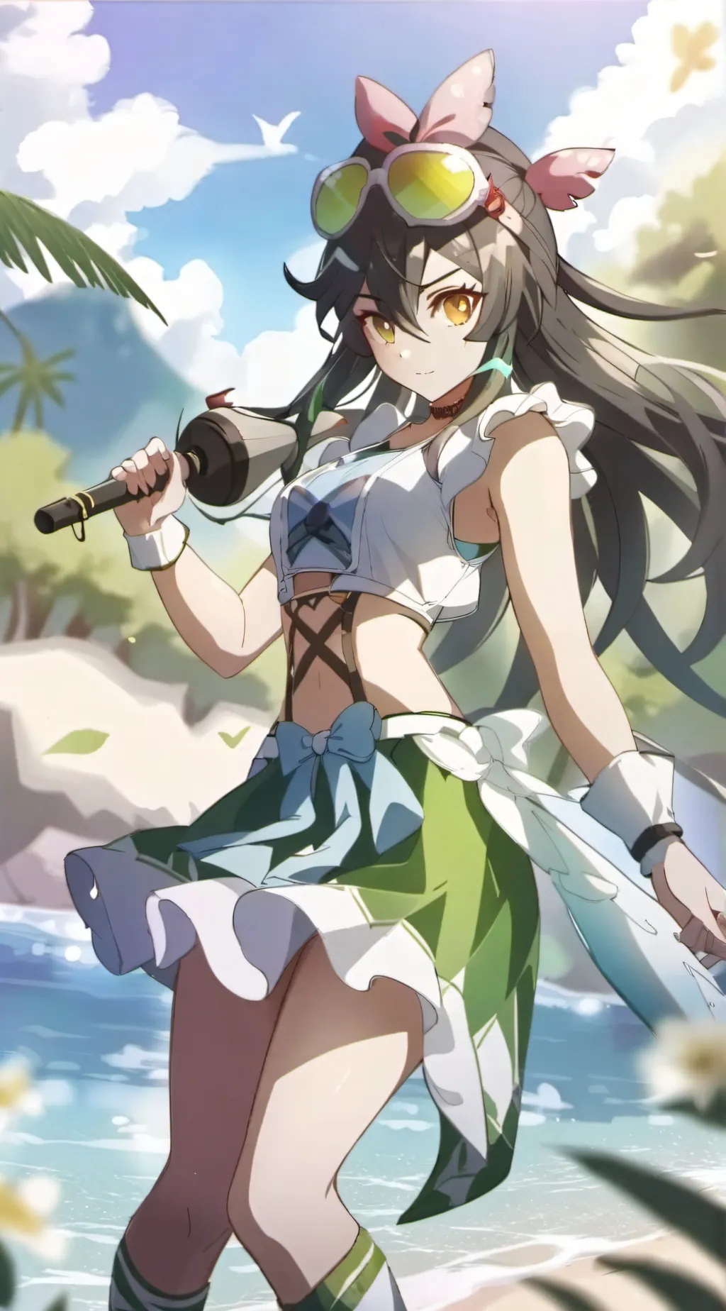 ai character: luna background