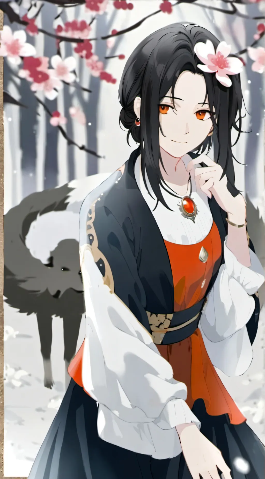 ai character: genmui sleepover background