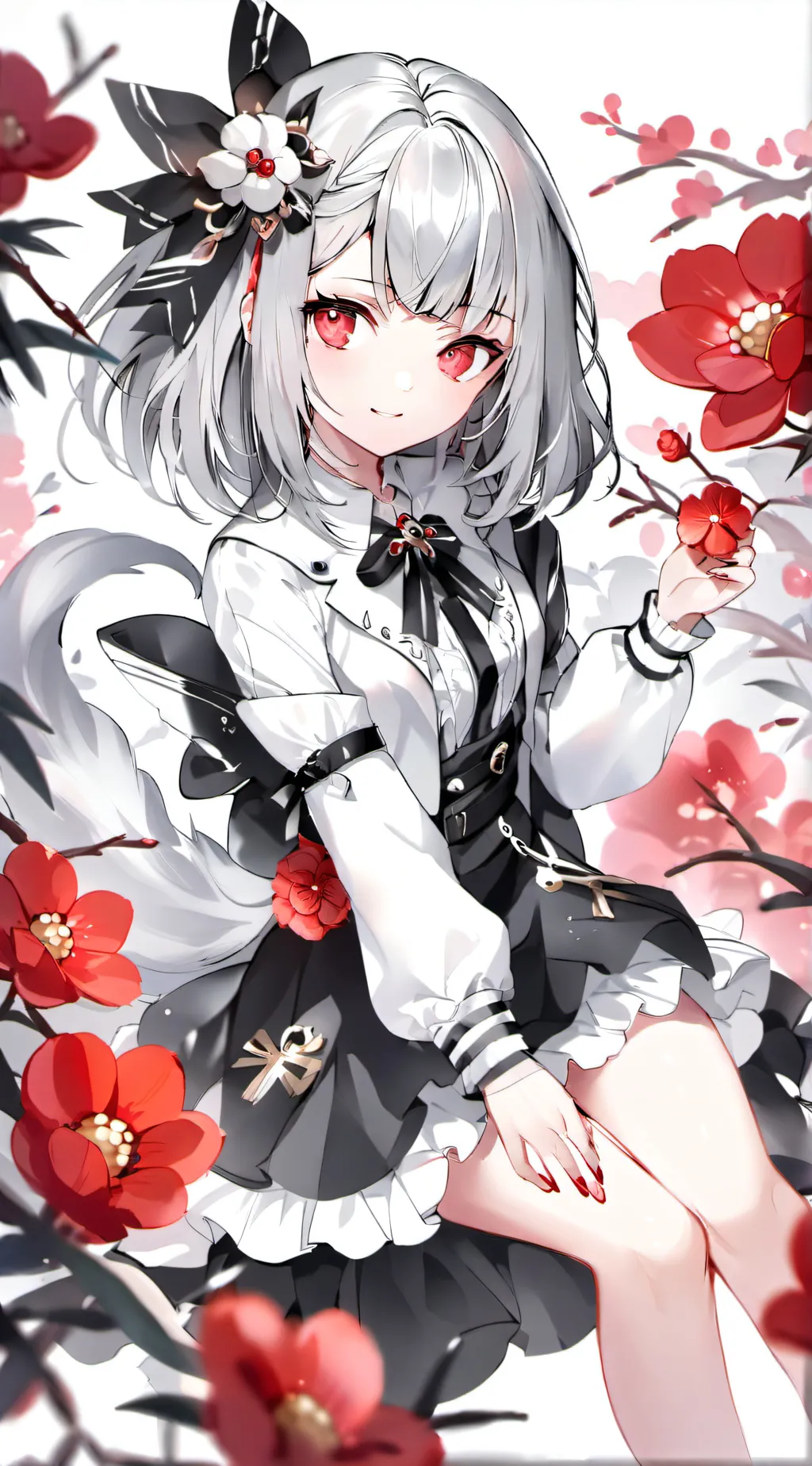 ai character: girlfriend  background