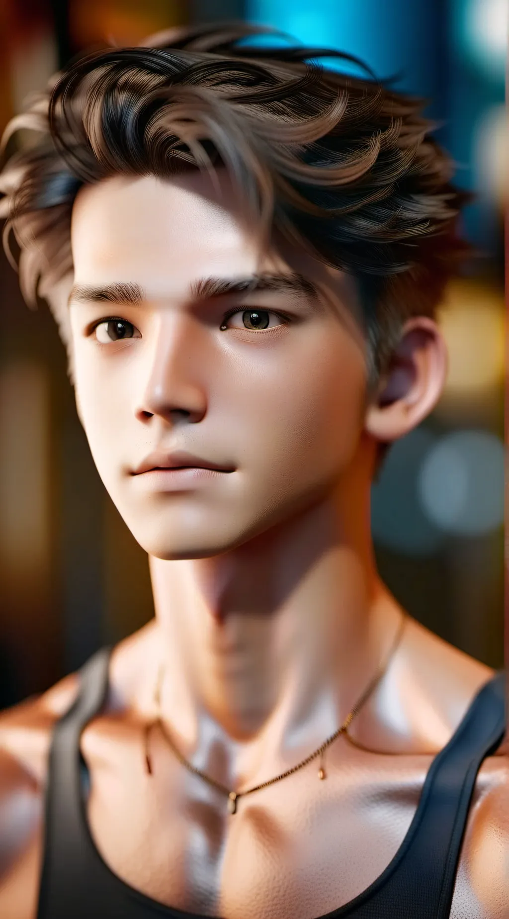 ai character: Ren  background