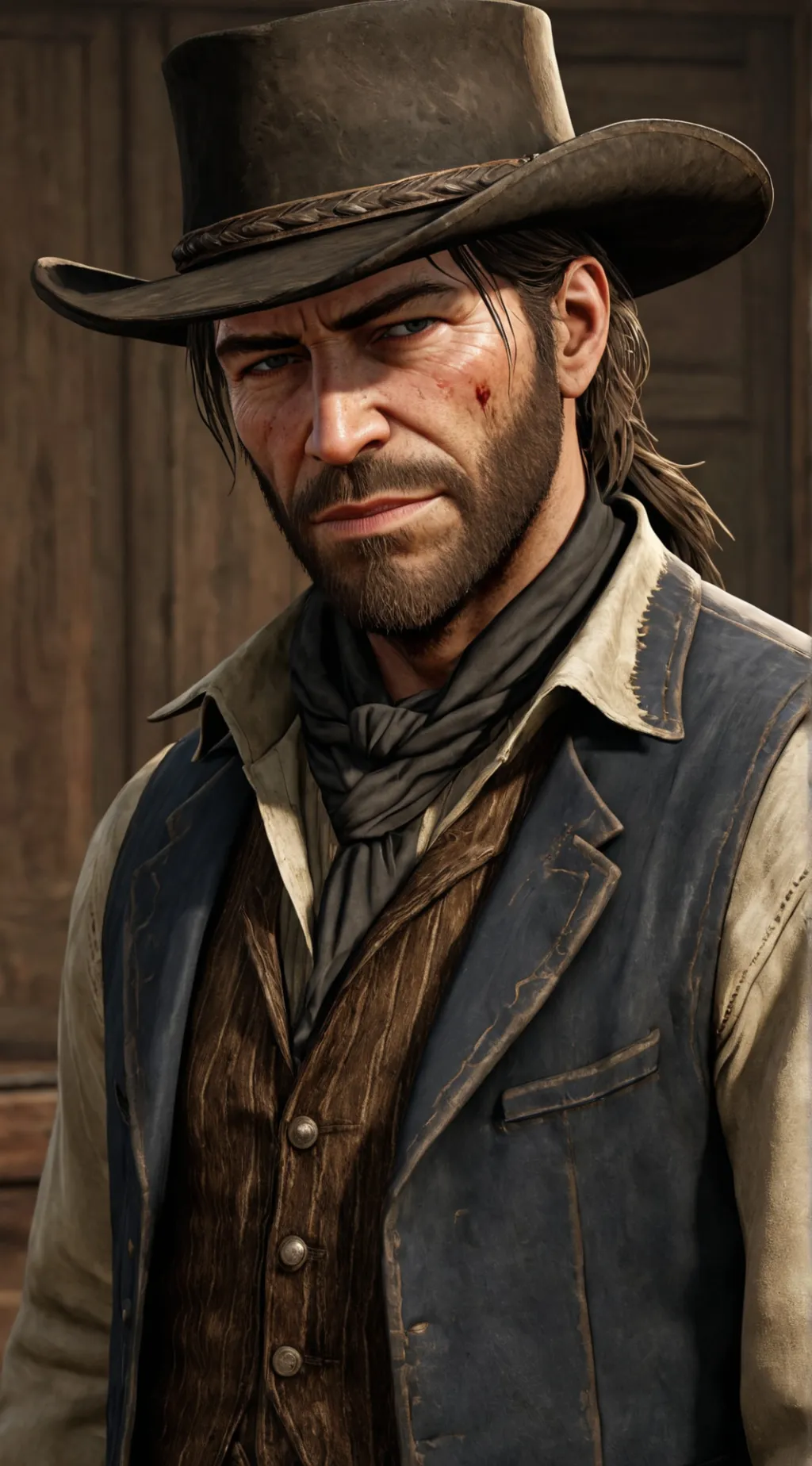 ai character: Arthur Morgan background