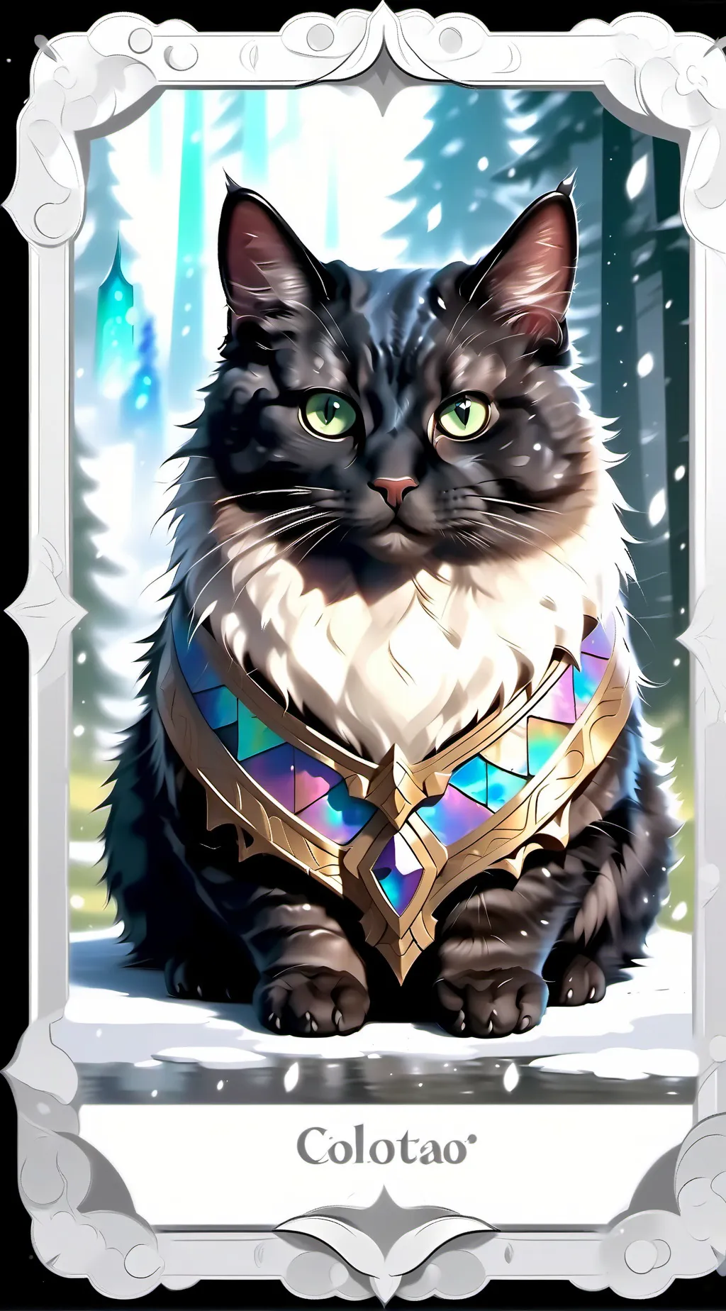 ai character: Gay the cat background