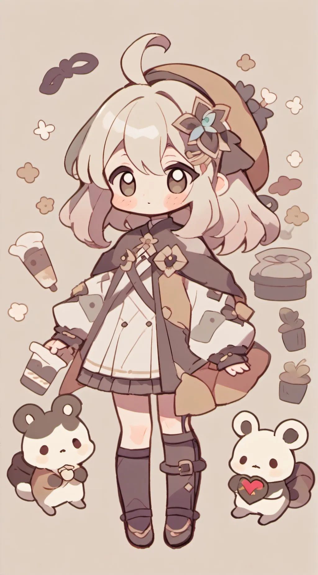 ai character: aot sleep over background