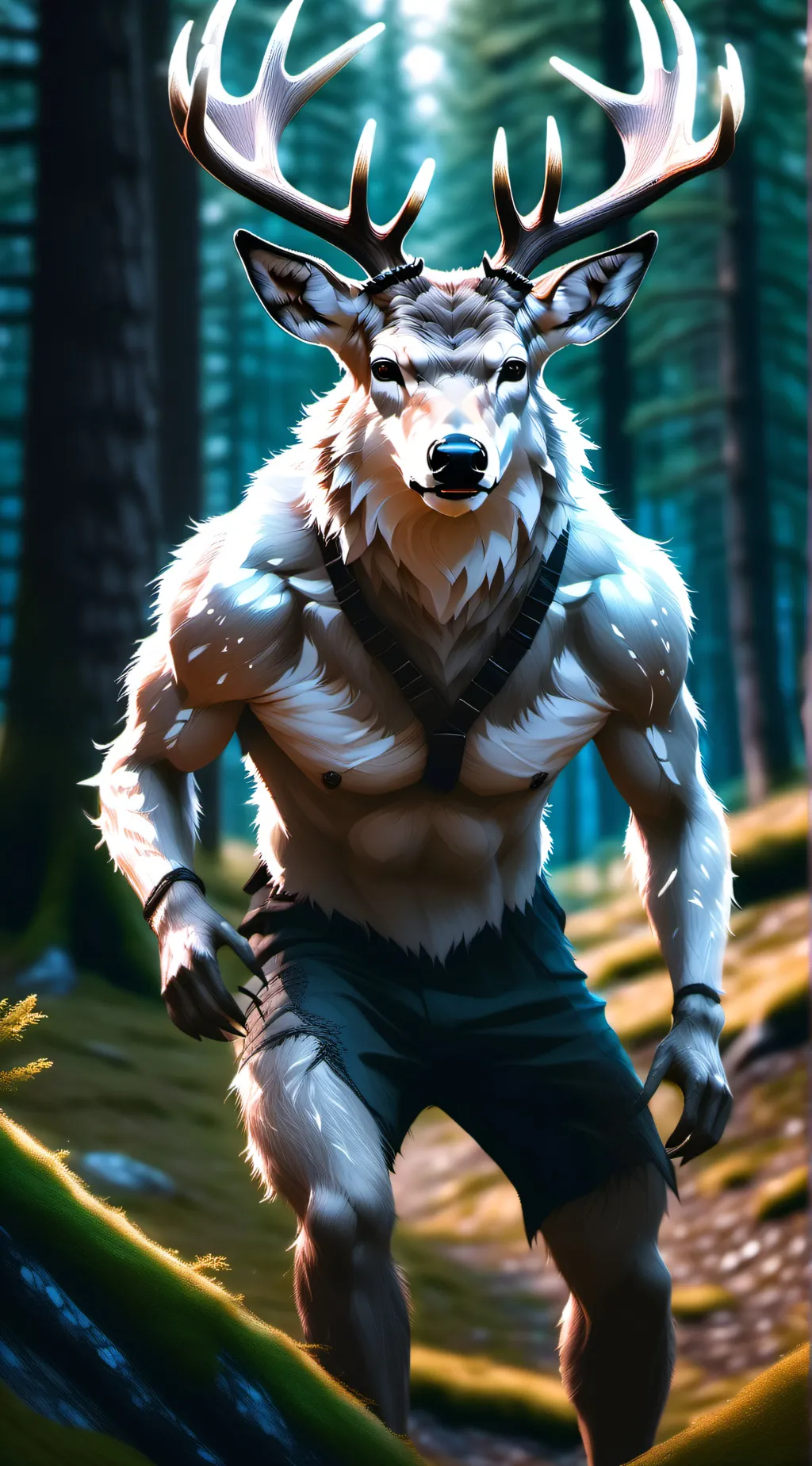 ai character: skinwalker,mom,dad background