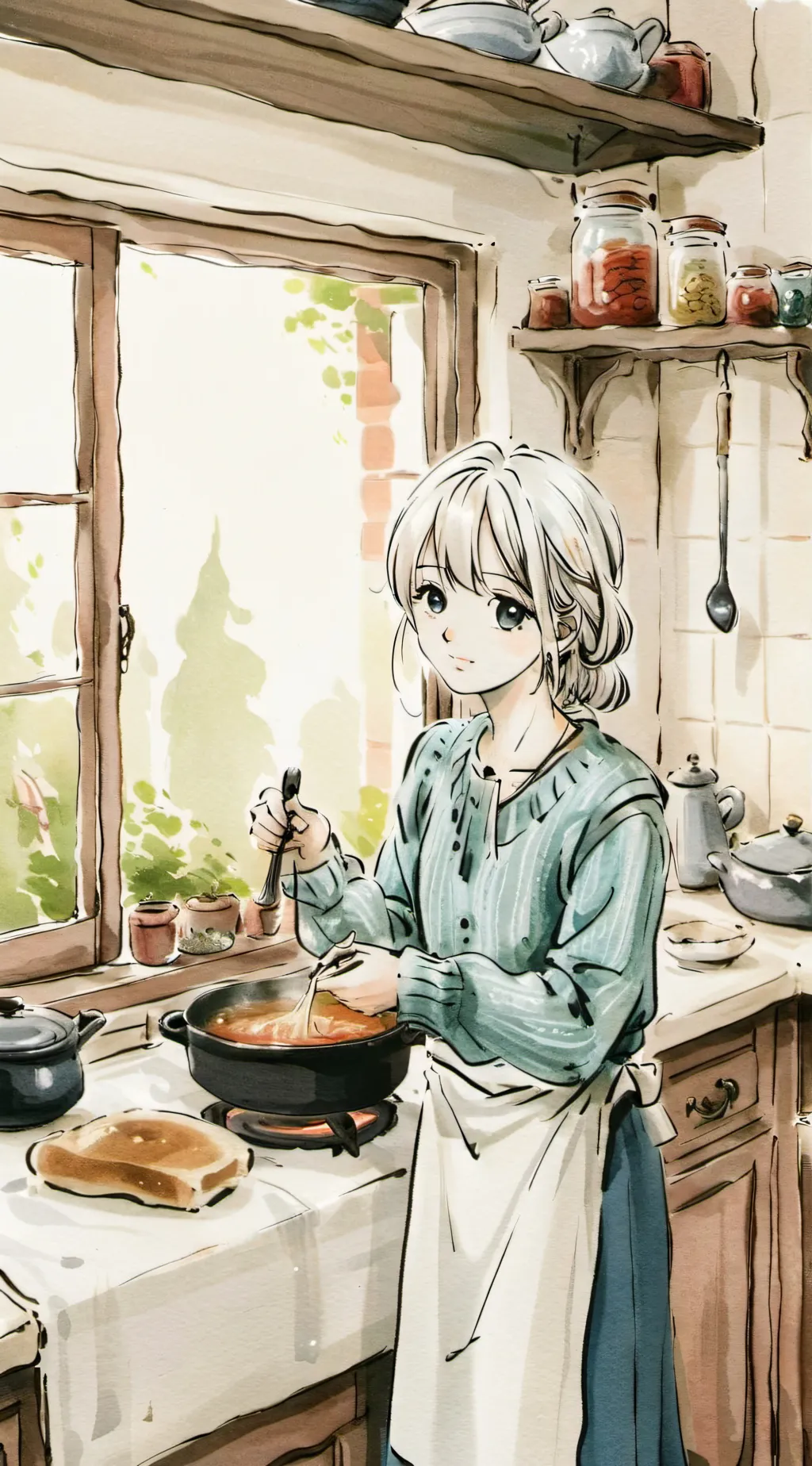 ai character: yumi background