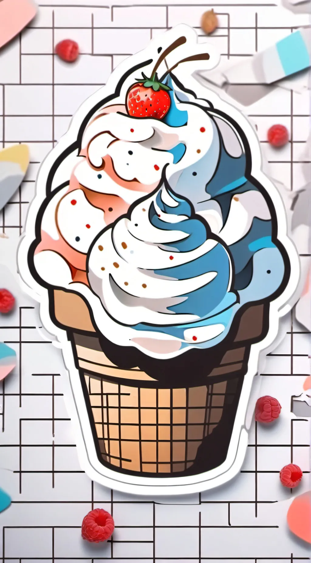 ai character: Cherry Bloom background