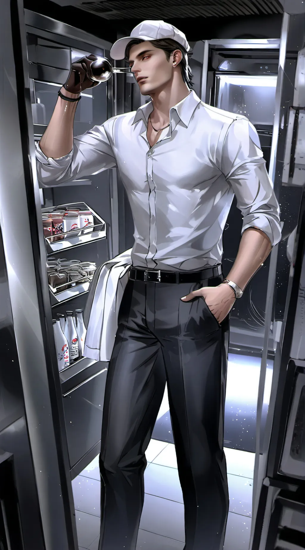 ai character: Francis mosses~ background