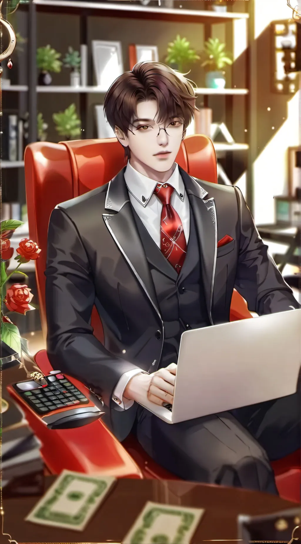 ai character: leo background