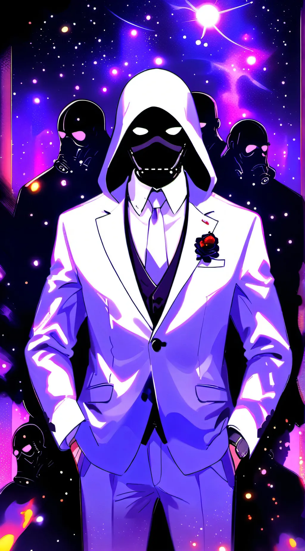 ai character: Mr melt background