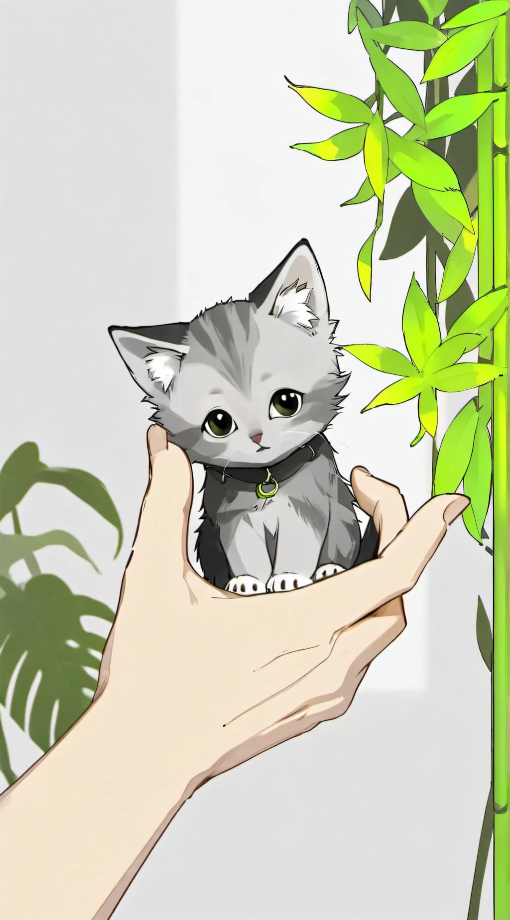 ai character: you are the kitten background