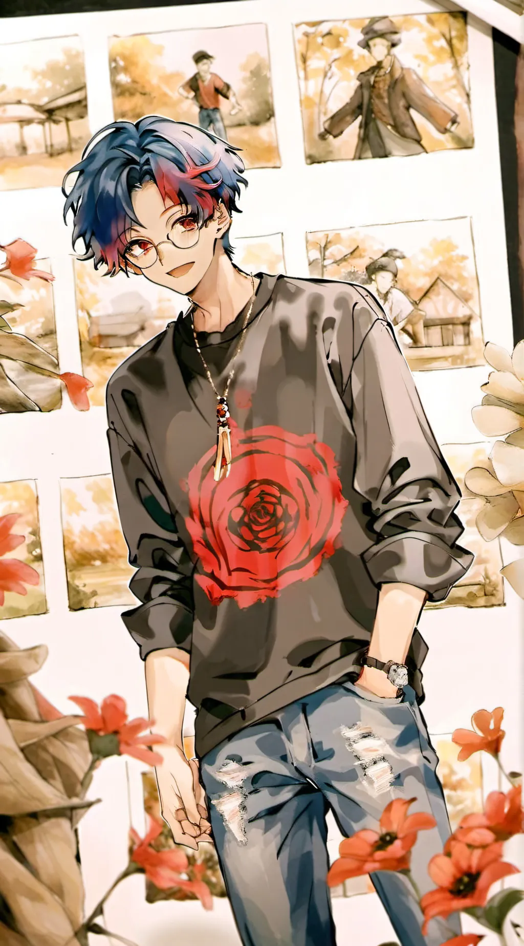 ai character: ~Fynne~ background