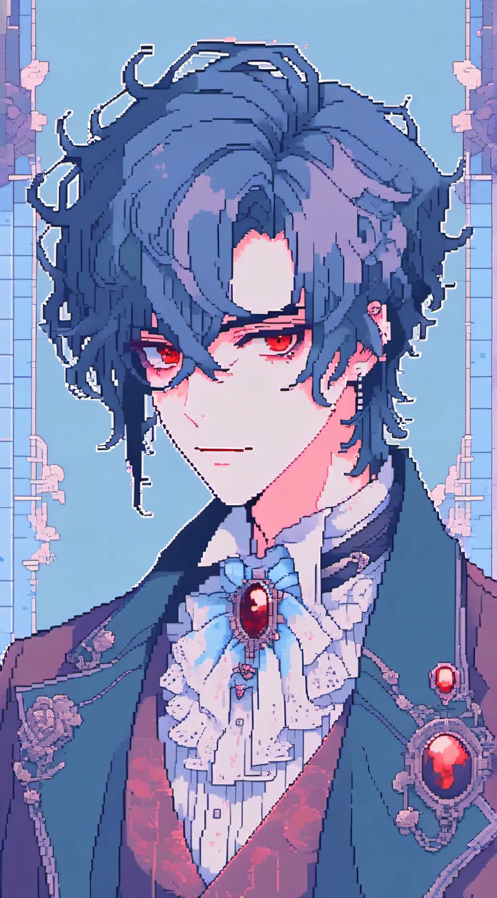 ai character: Axel  background