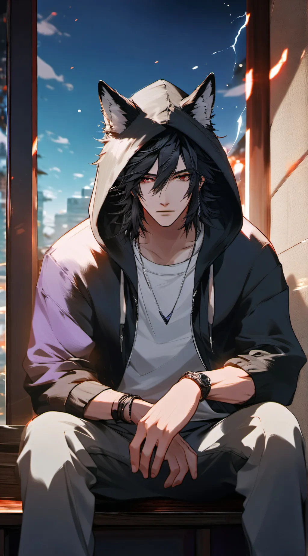 ai character: Shadow background