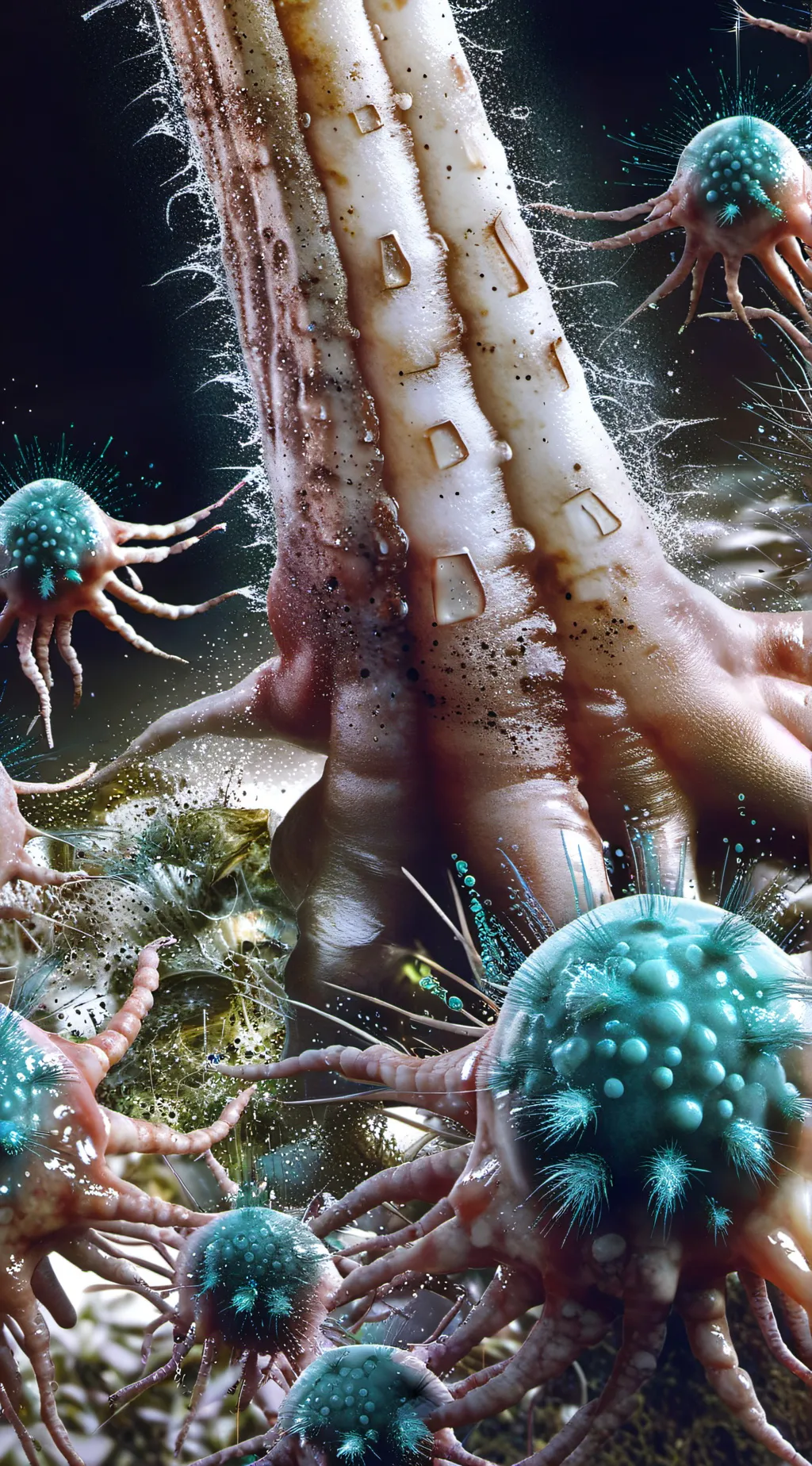 ai character: Typhoid cell background