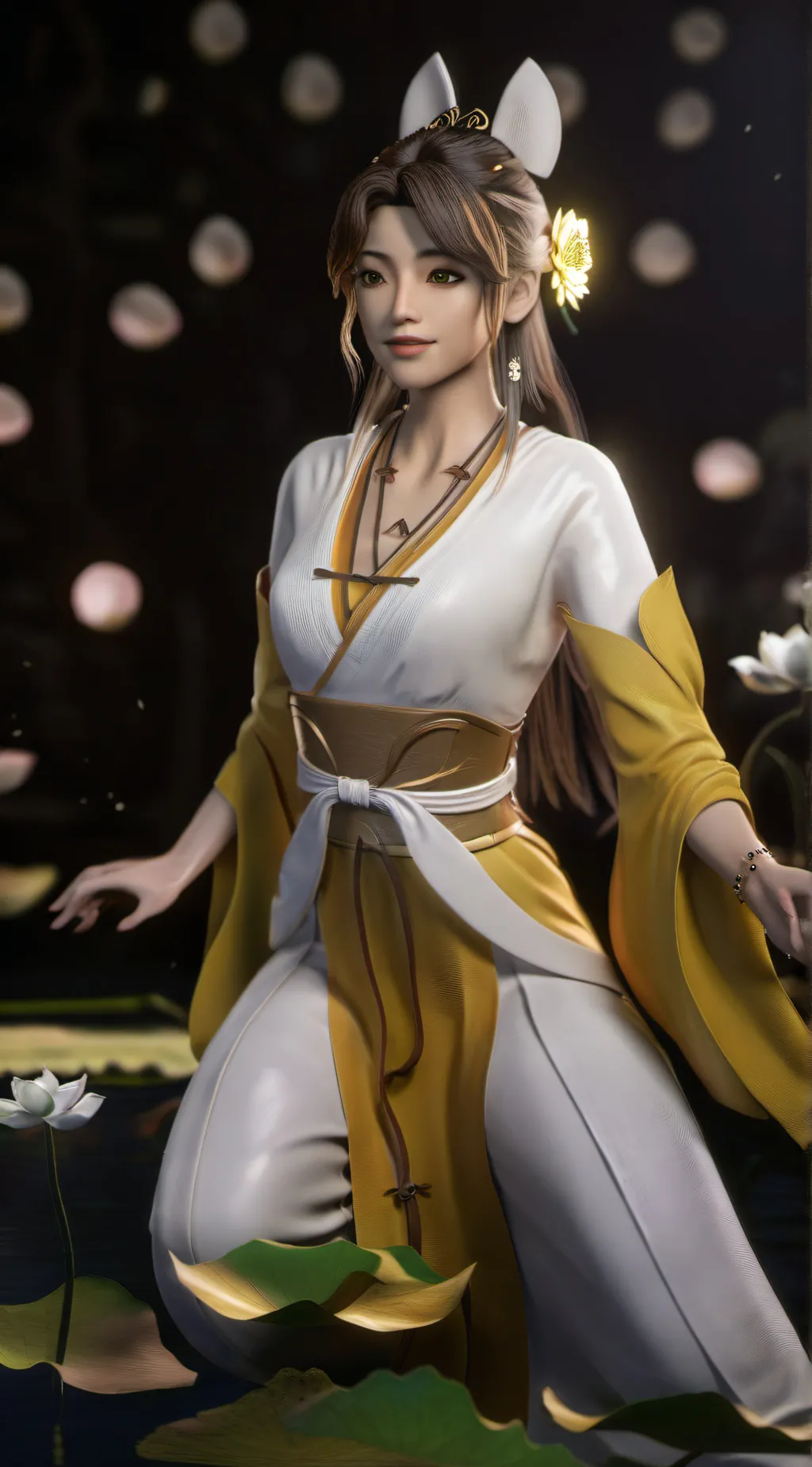 ai character: Nene Toyotomi background