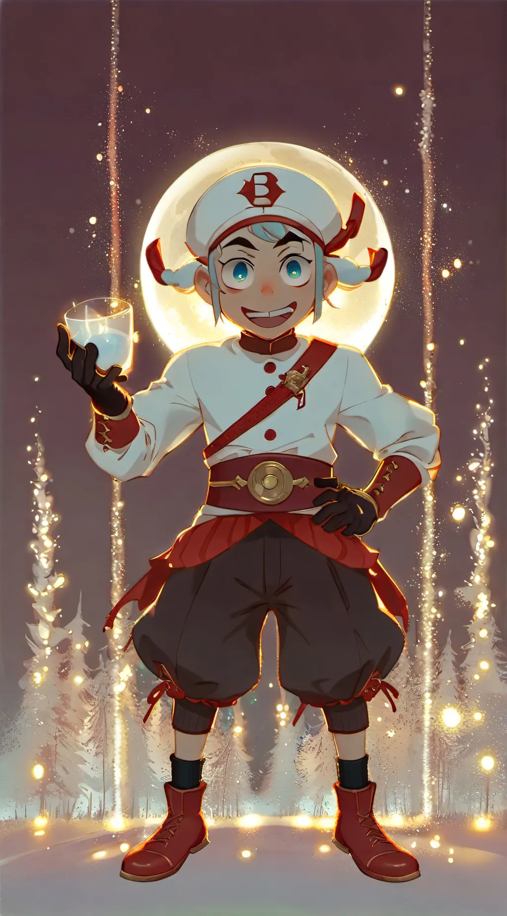 ai character: Mha valentines background