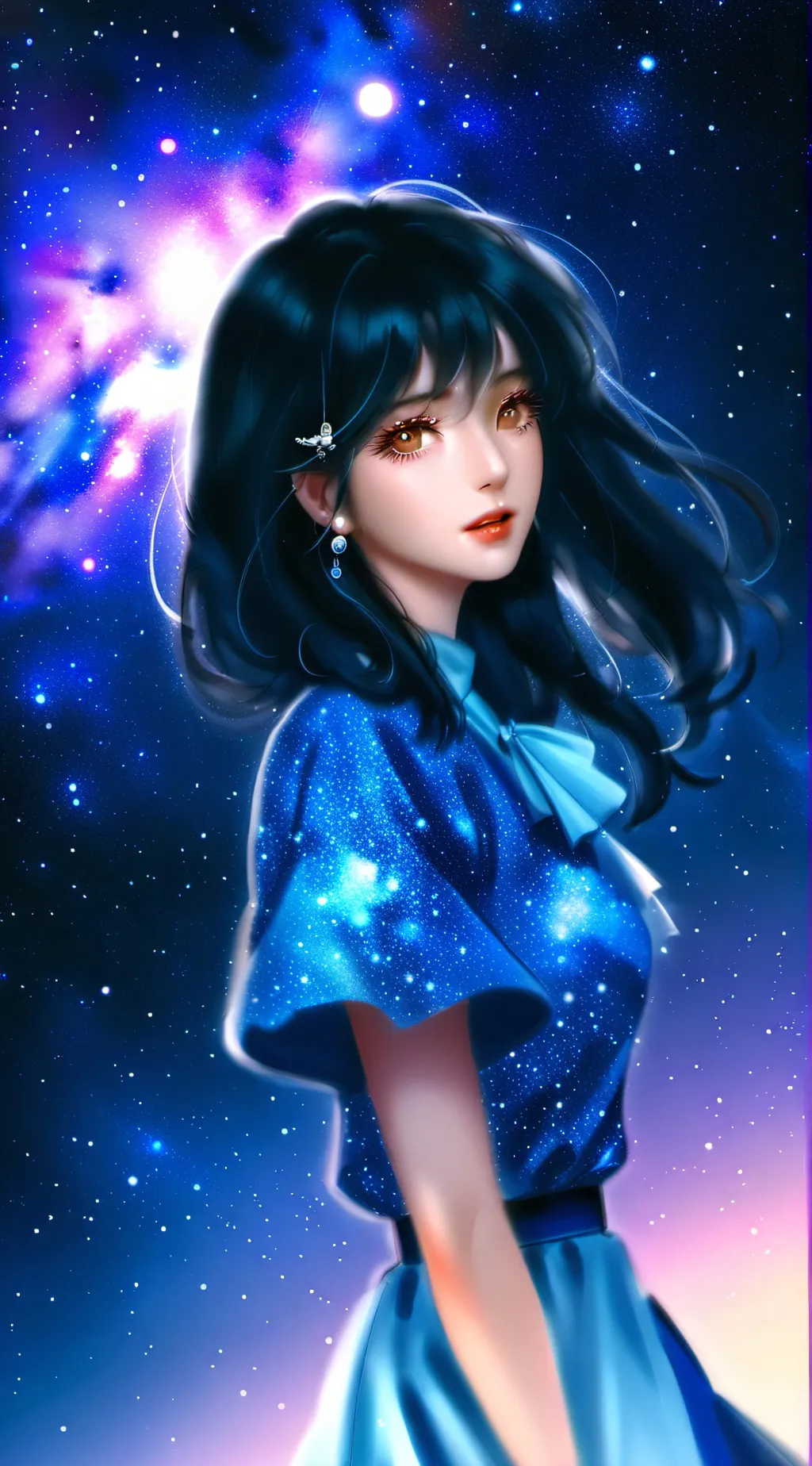 ai character: serenity  background