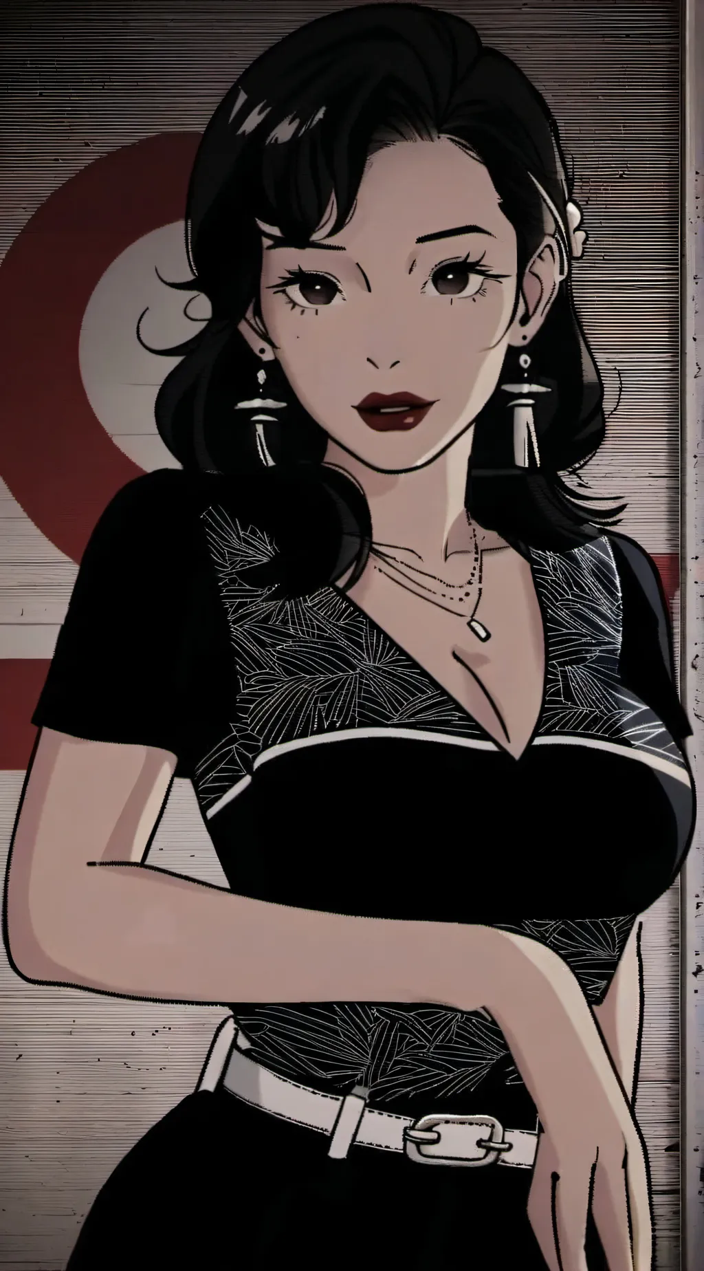 ai character: Asami  background