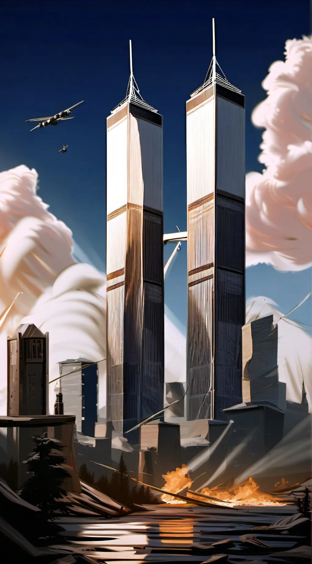 Talkie AI - Chat with the twin towers 