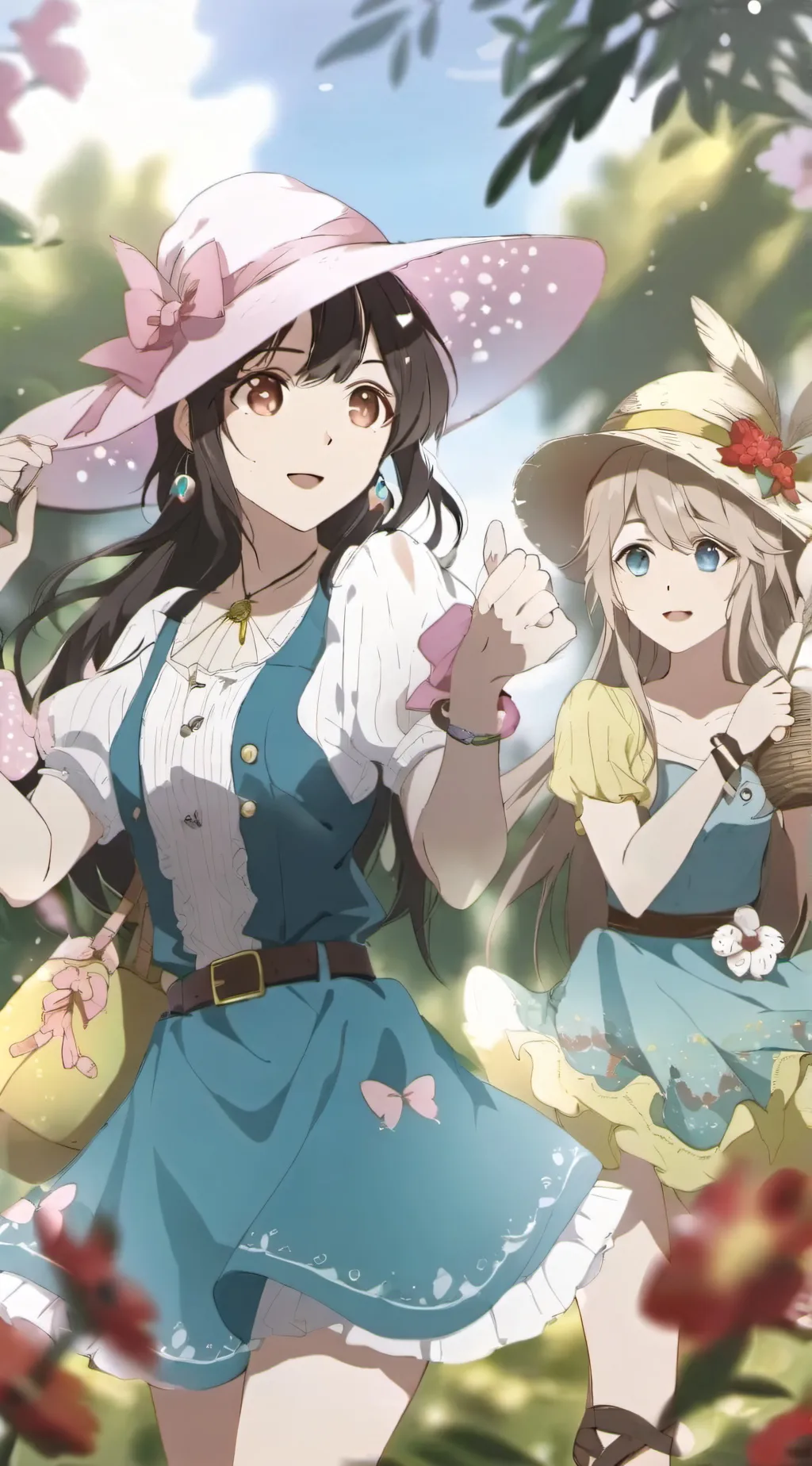 ai character: ✨️Grupo de amix🍓✨️ background