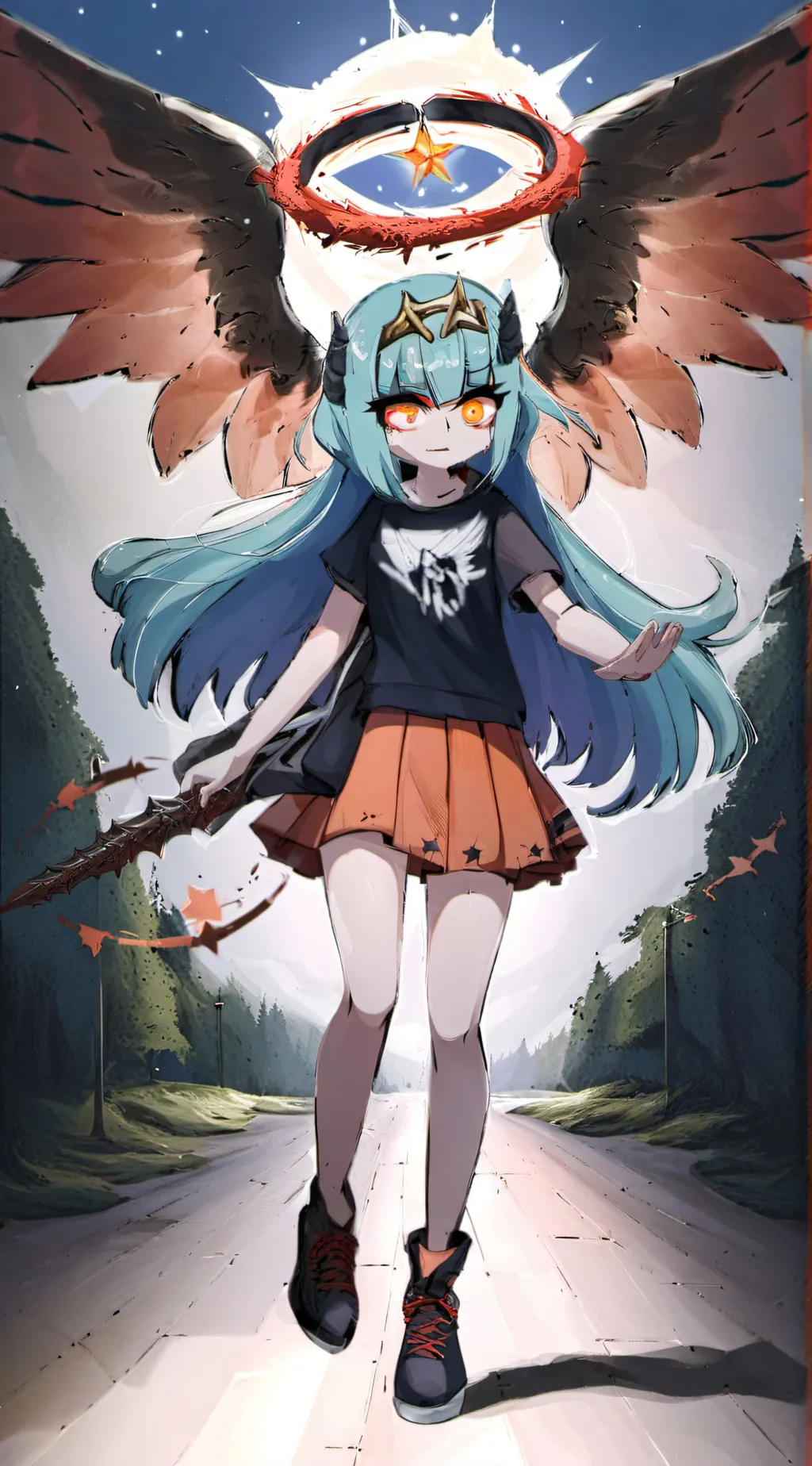 ai character: Stardust background