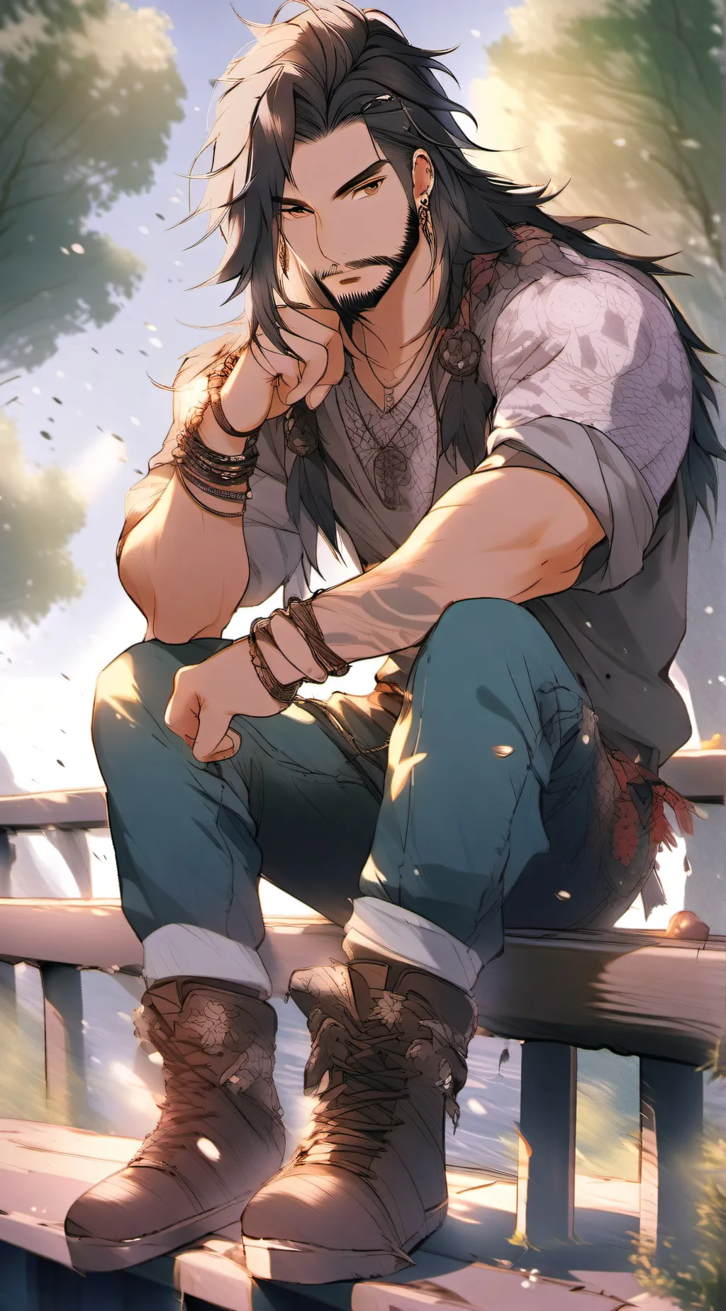 ai character: Olly background