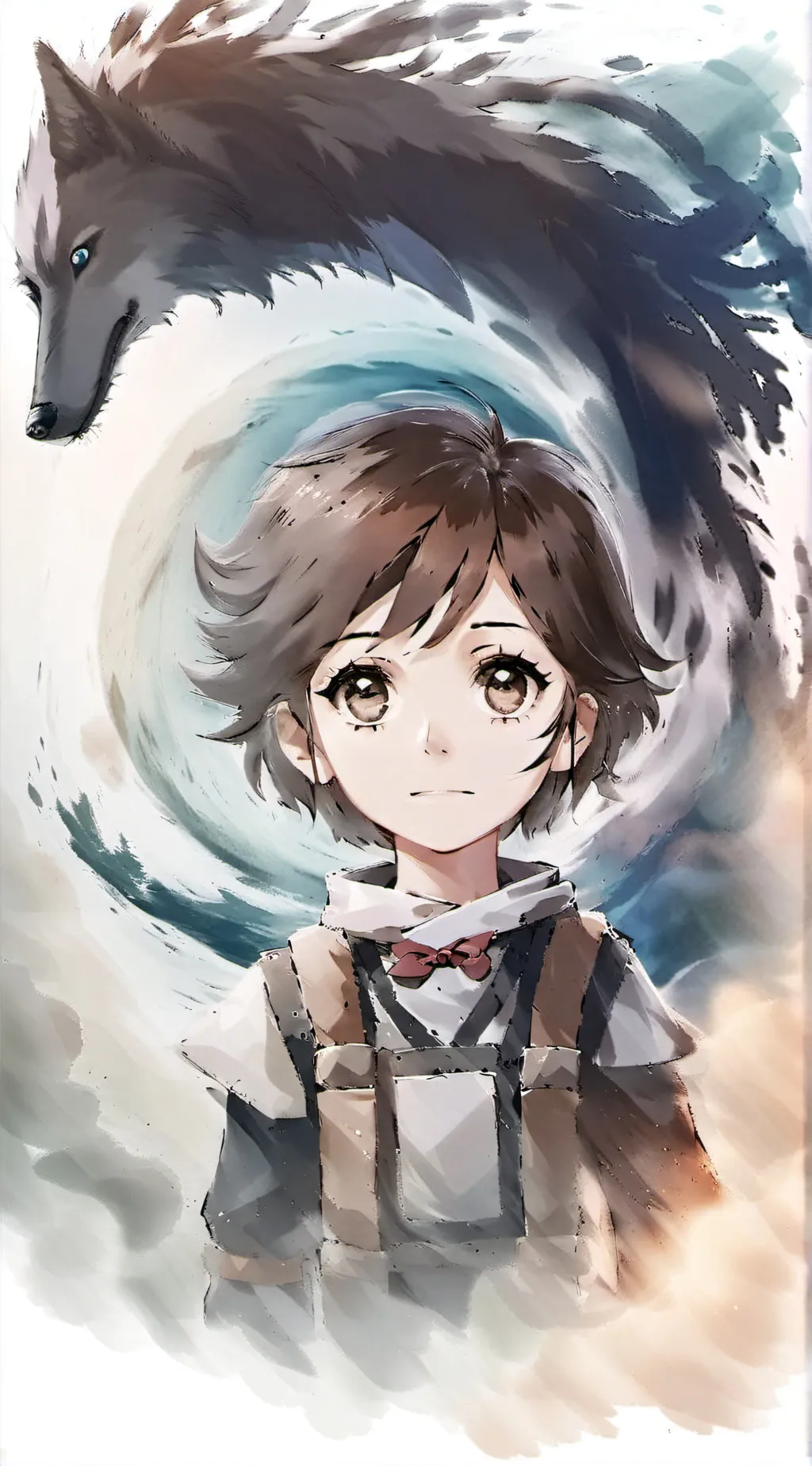 ai character: Hashira, lost kid. background