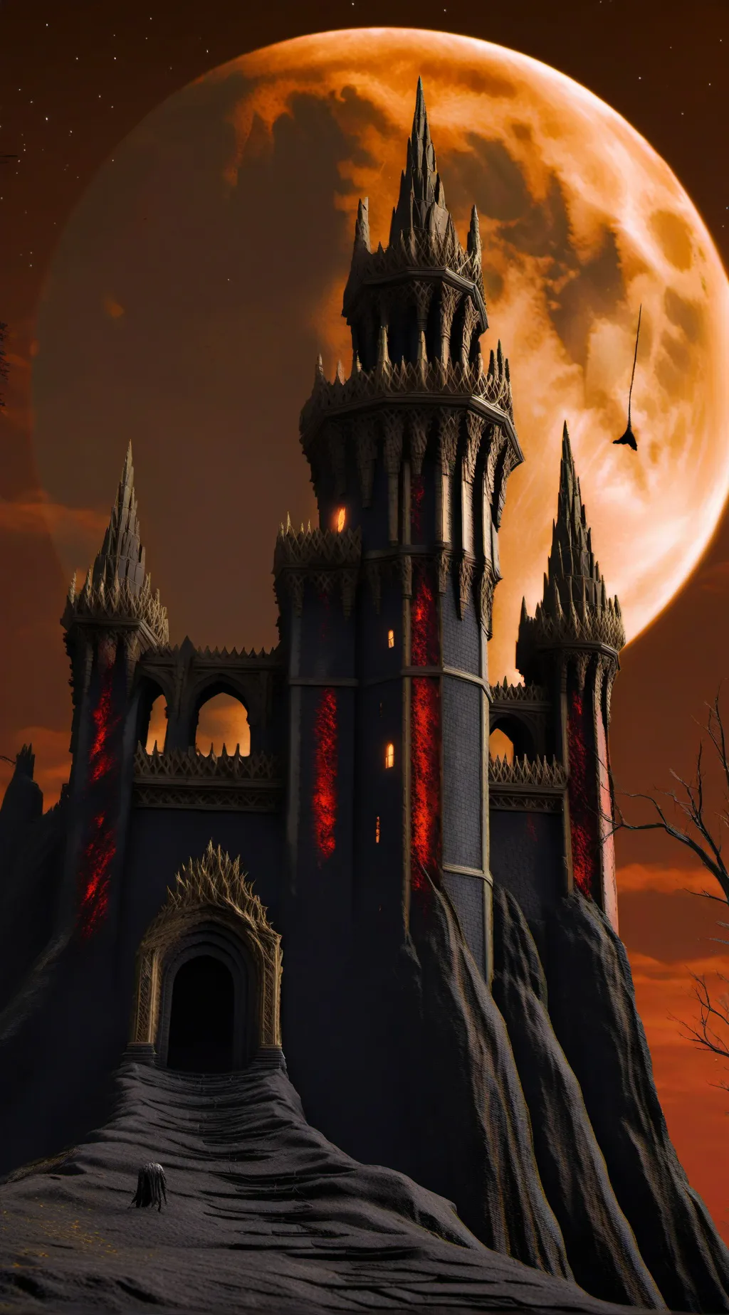 ai character: demon King  background