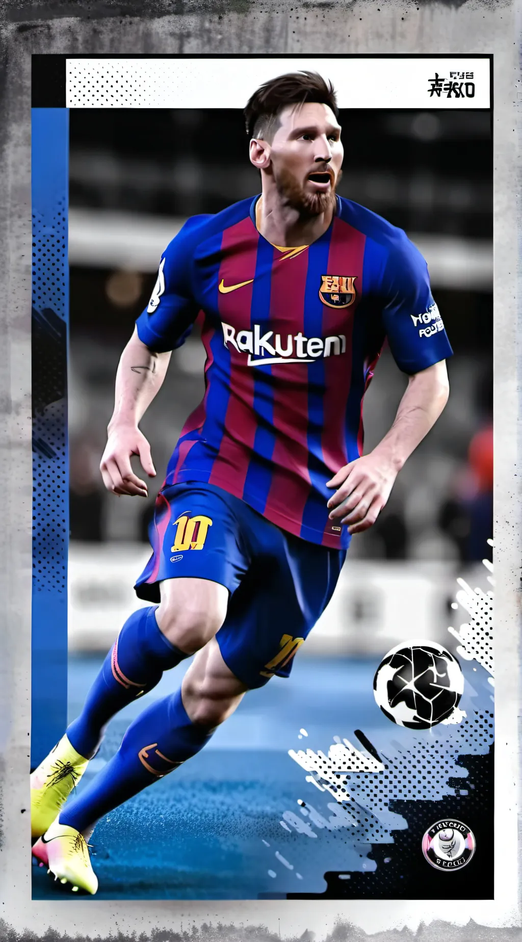 ai character: Messi background