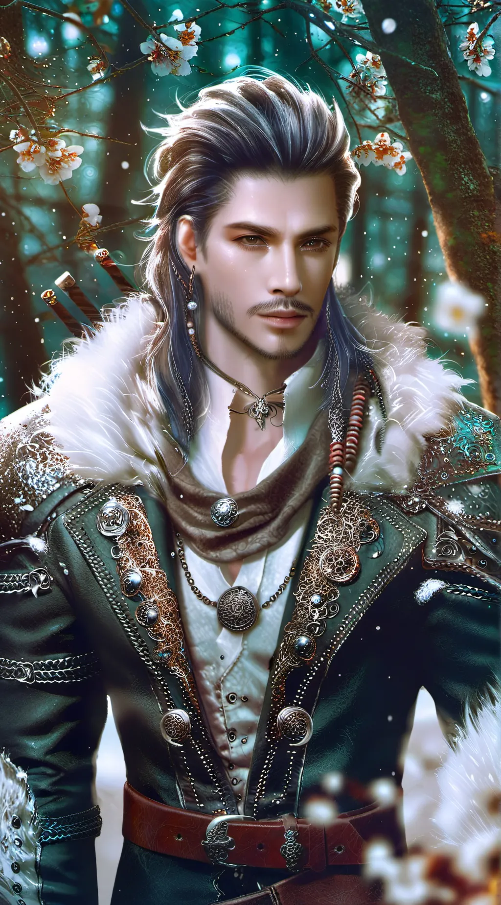 ai character: Just a man  background