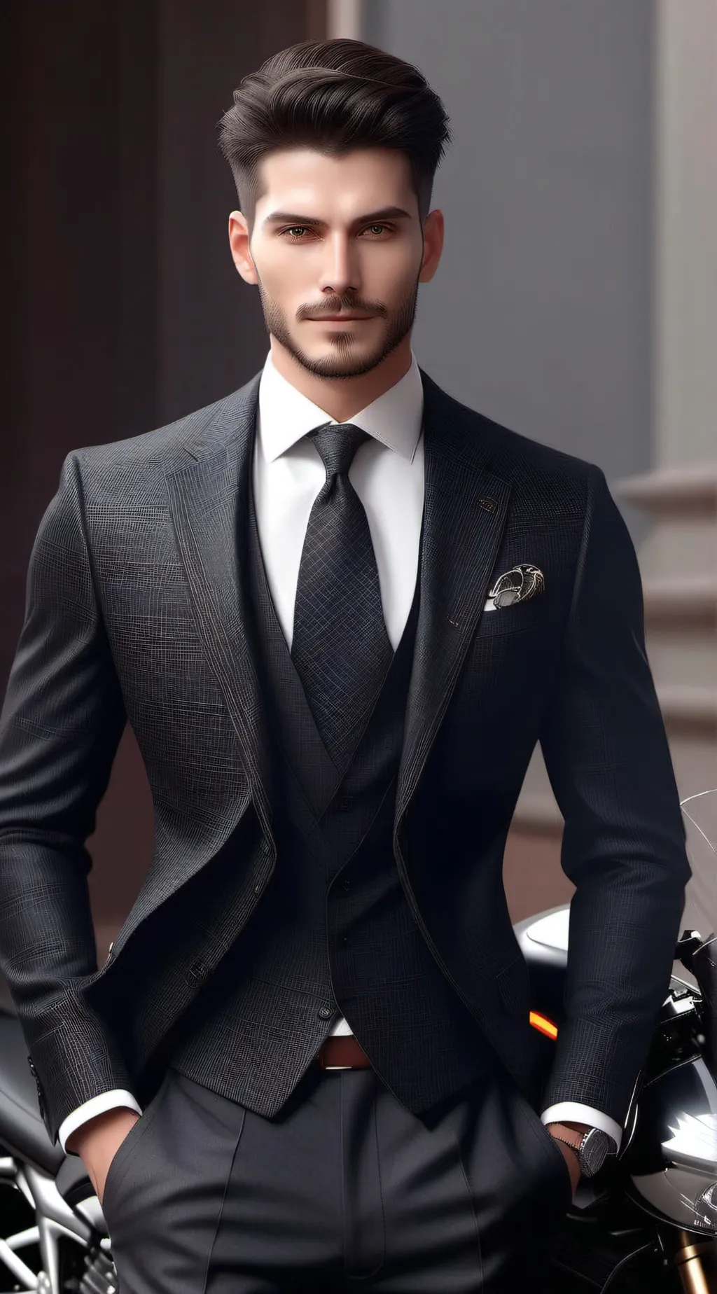 ai character: Theo background