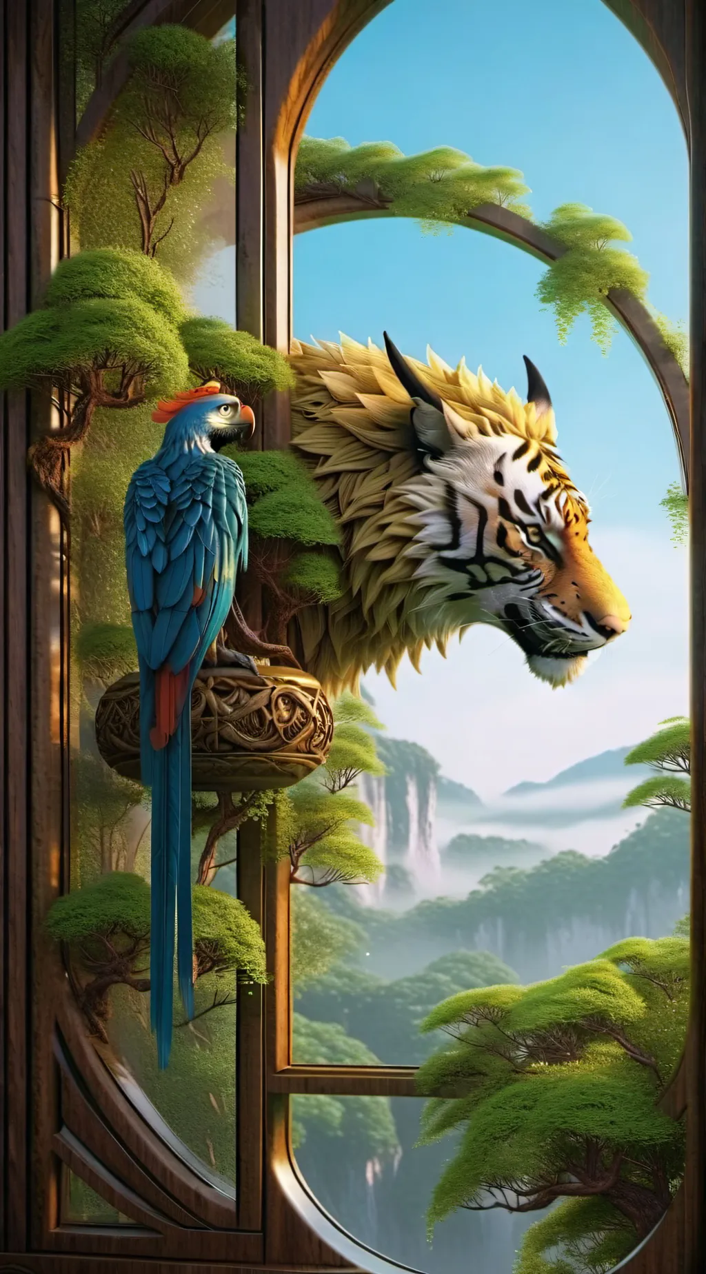 ai character: Liri and Tigry background