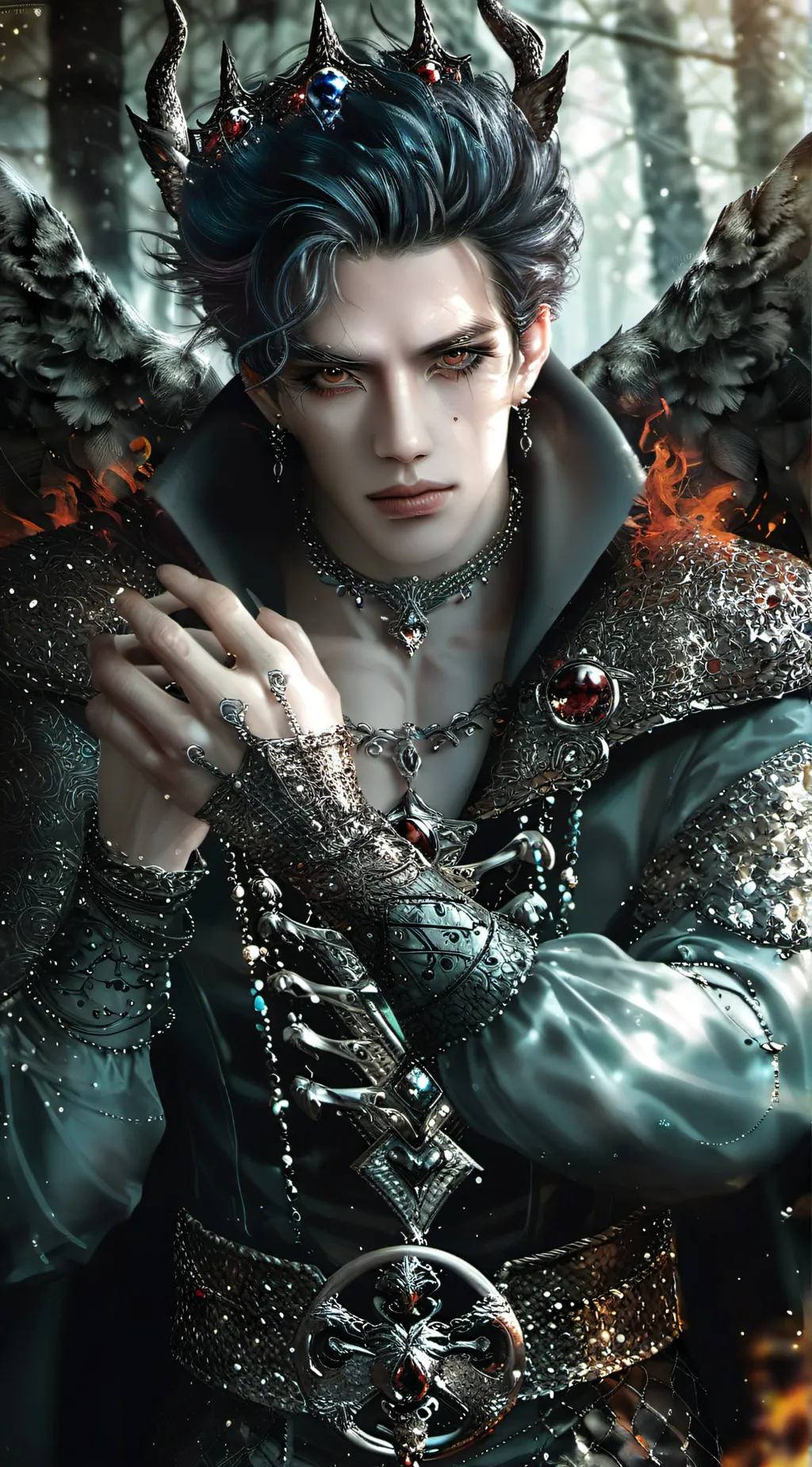 ai character: Baraa AliAli background