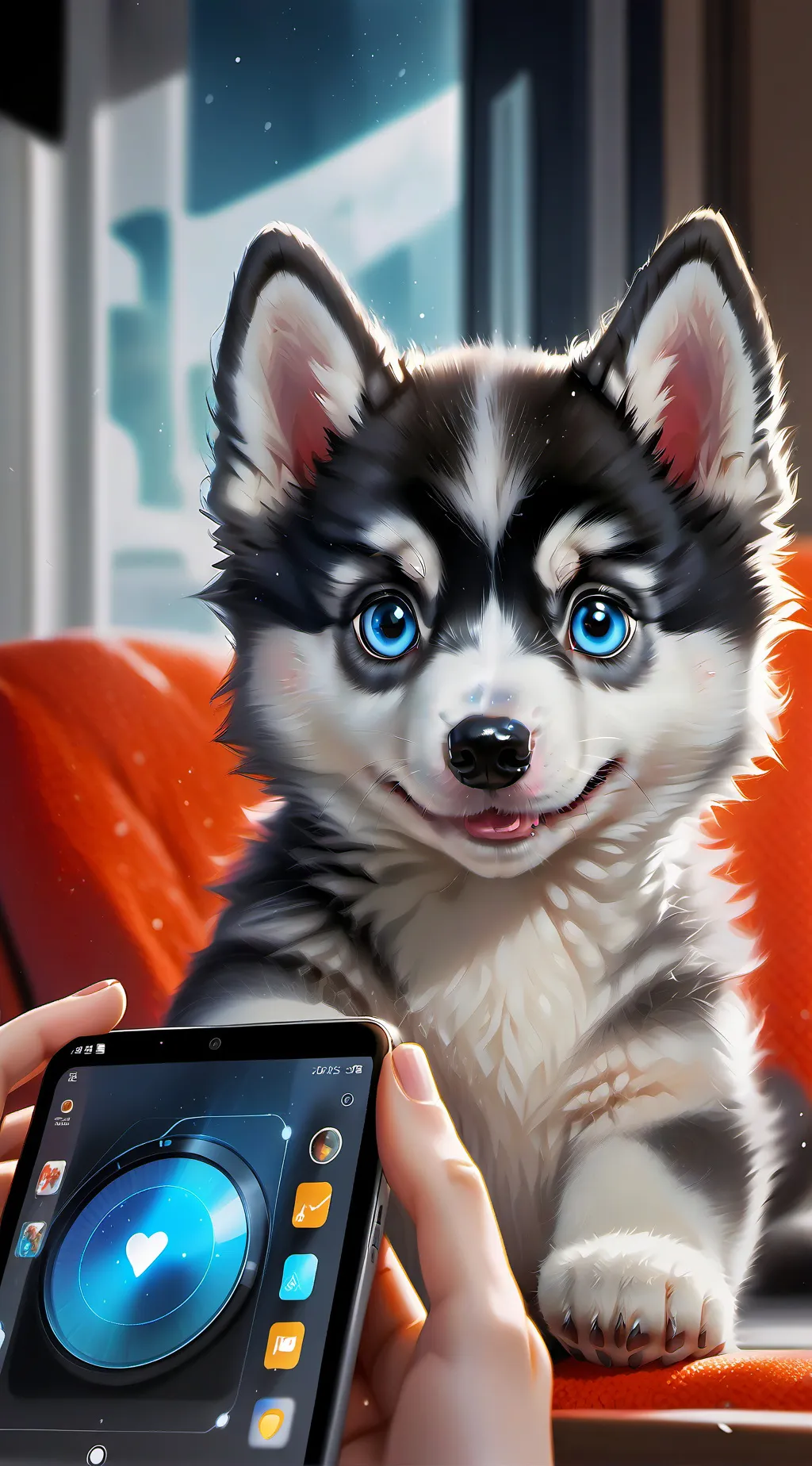 ai character: Byte background