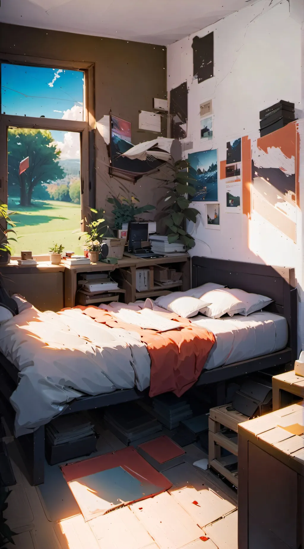 ai character: MHA - Sleepover background