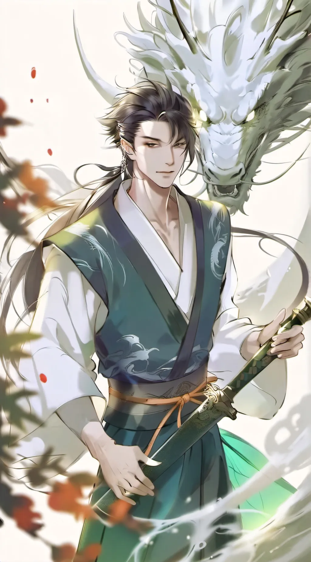 ai character: Joshi jhung wu  background