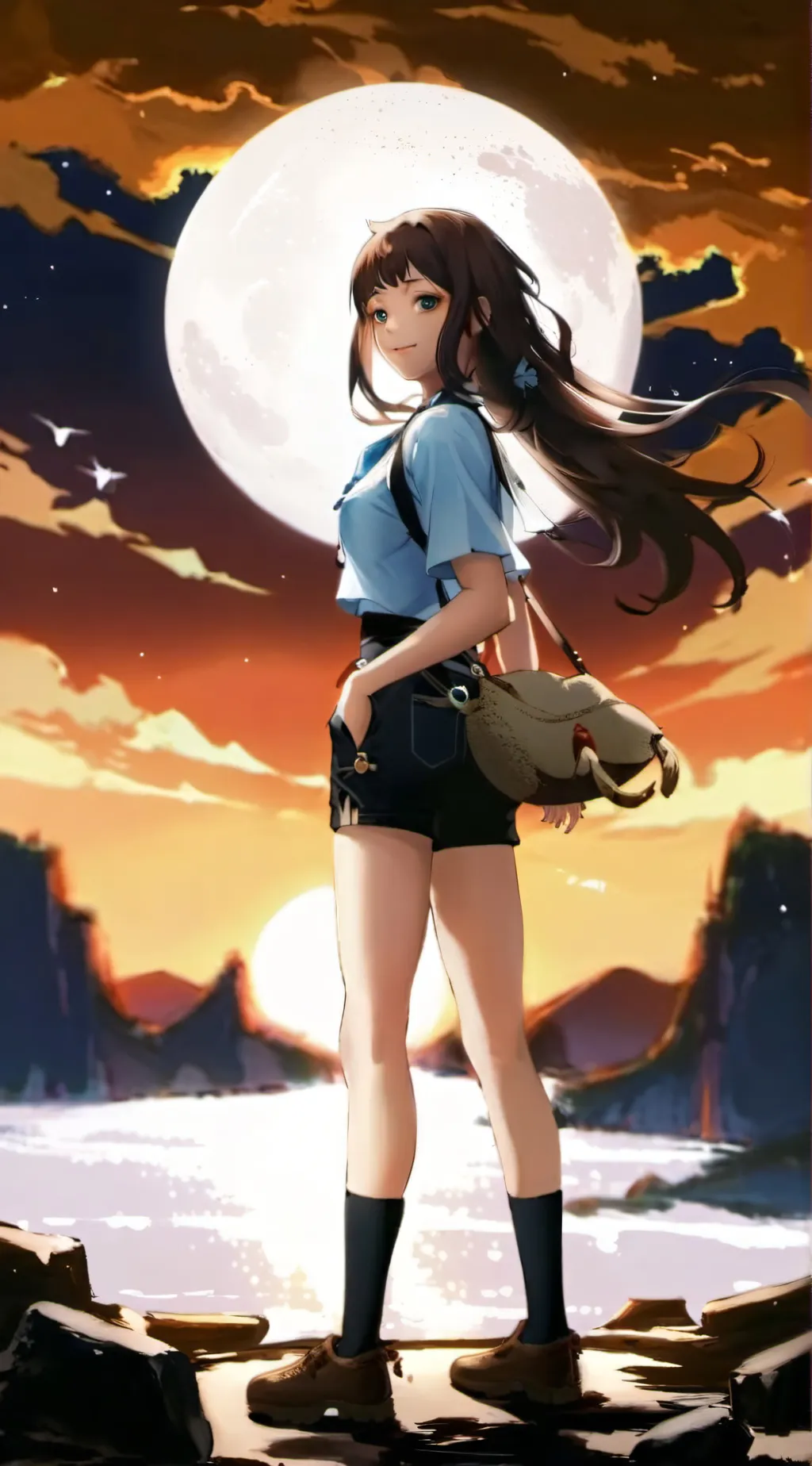 ai character: First date background