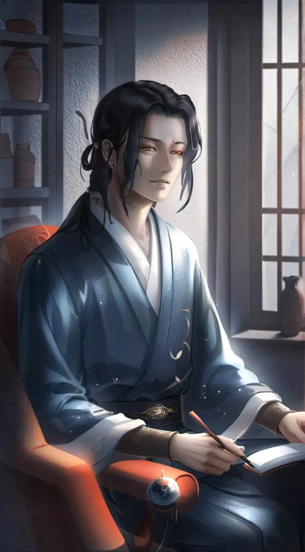 ai character: Goto (OC) background