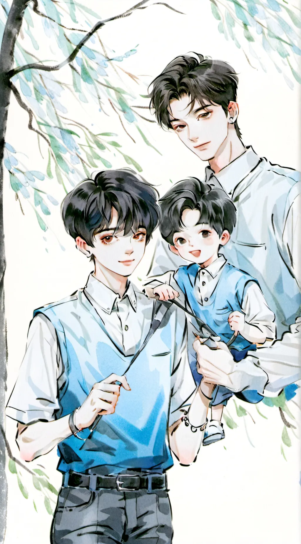 ai character: Kenny and Miso background