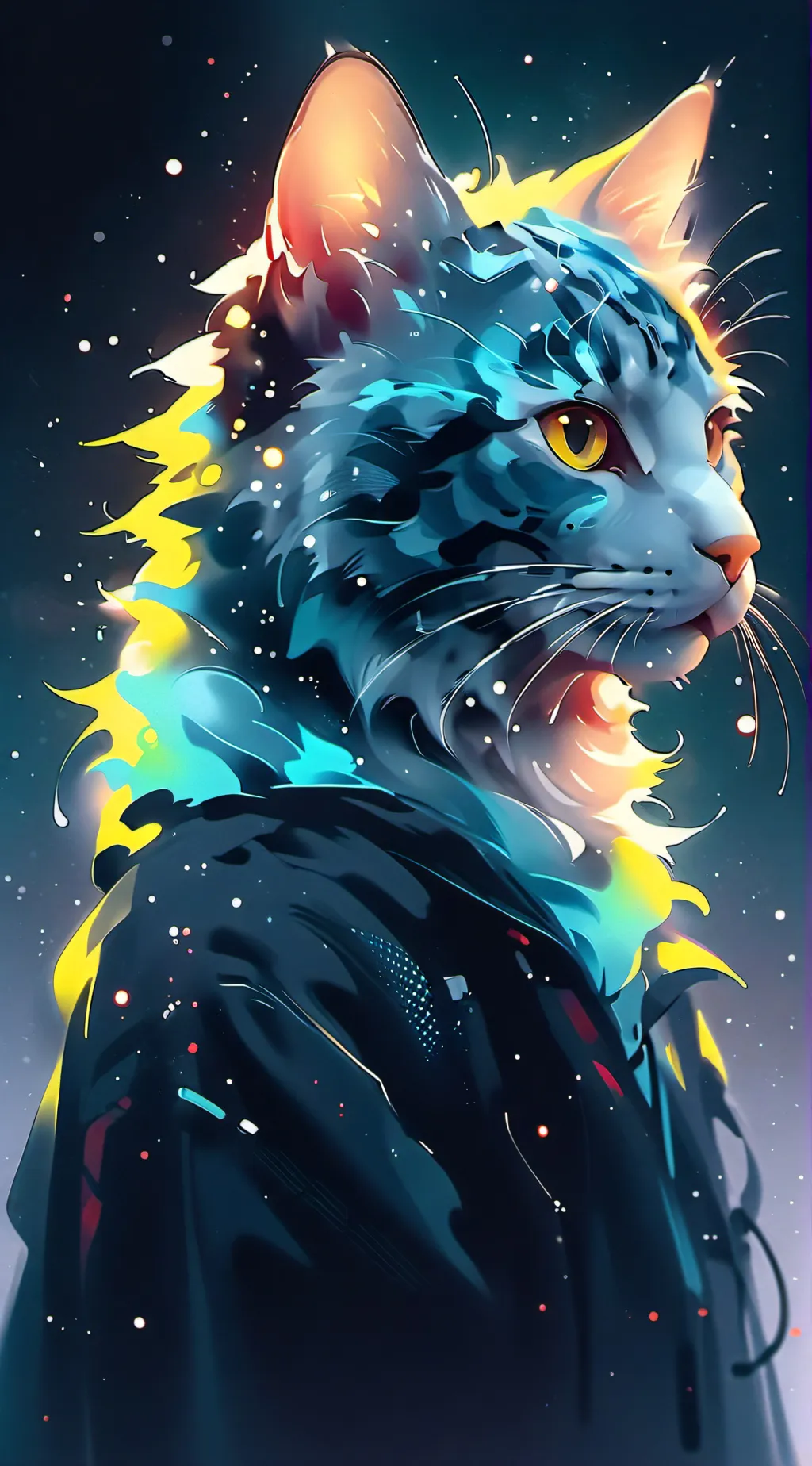 ai character: kittyfish background